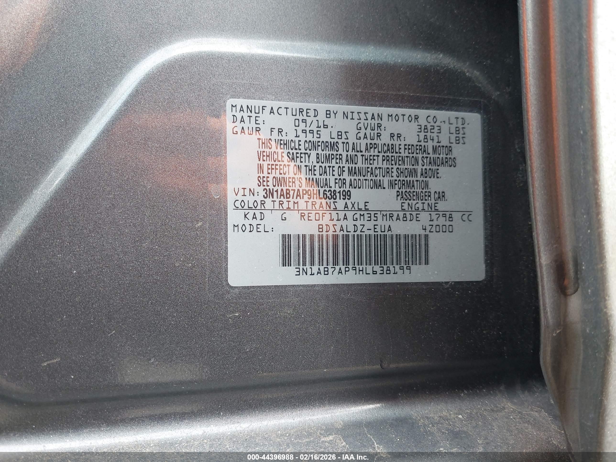 NISSAN SENTRA image 9