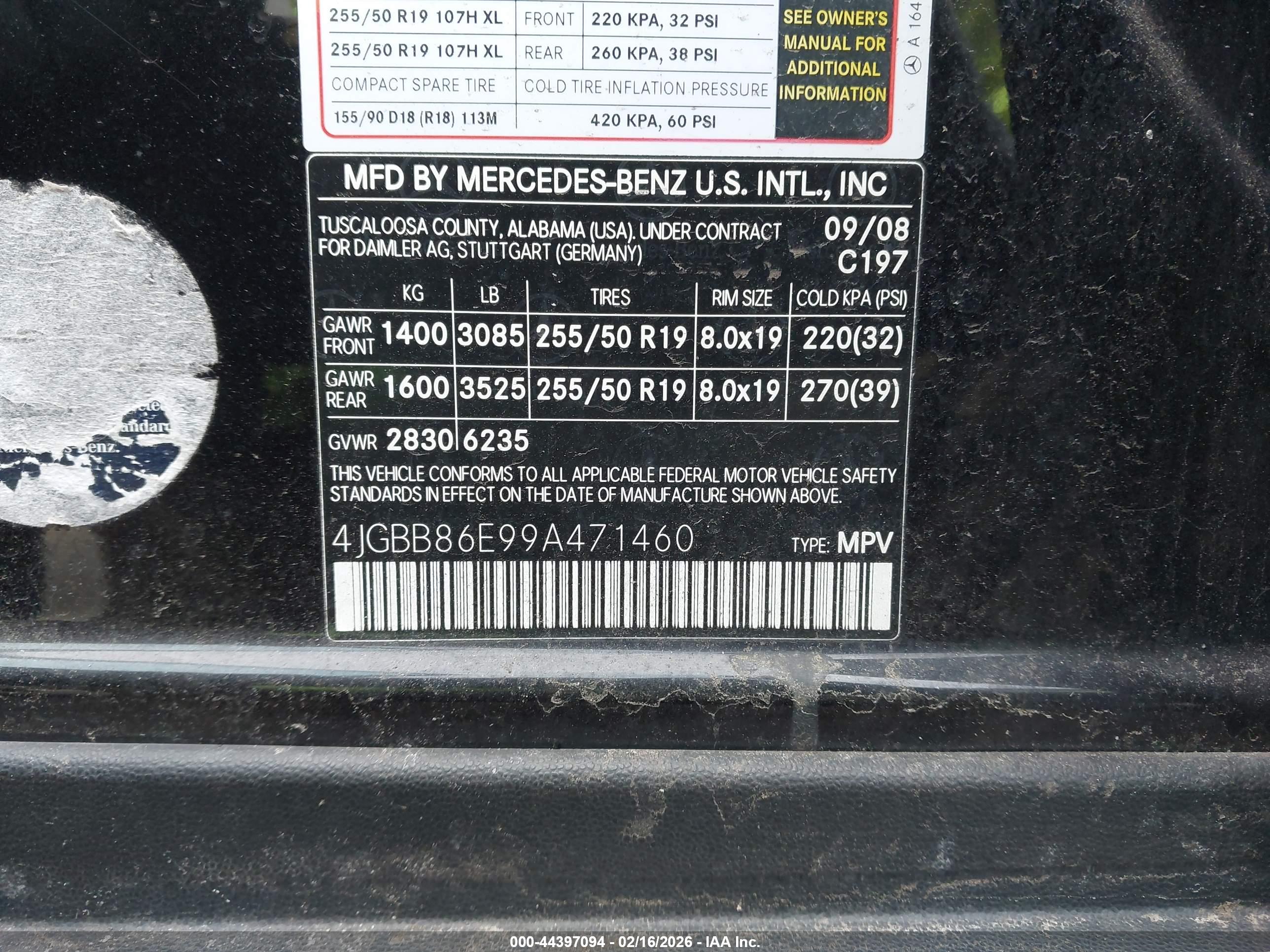 MERCEDES-BENZ ML image 9