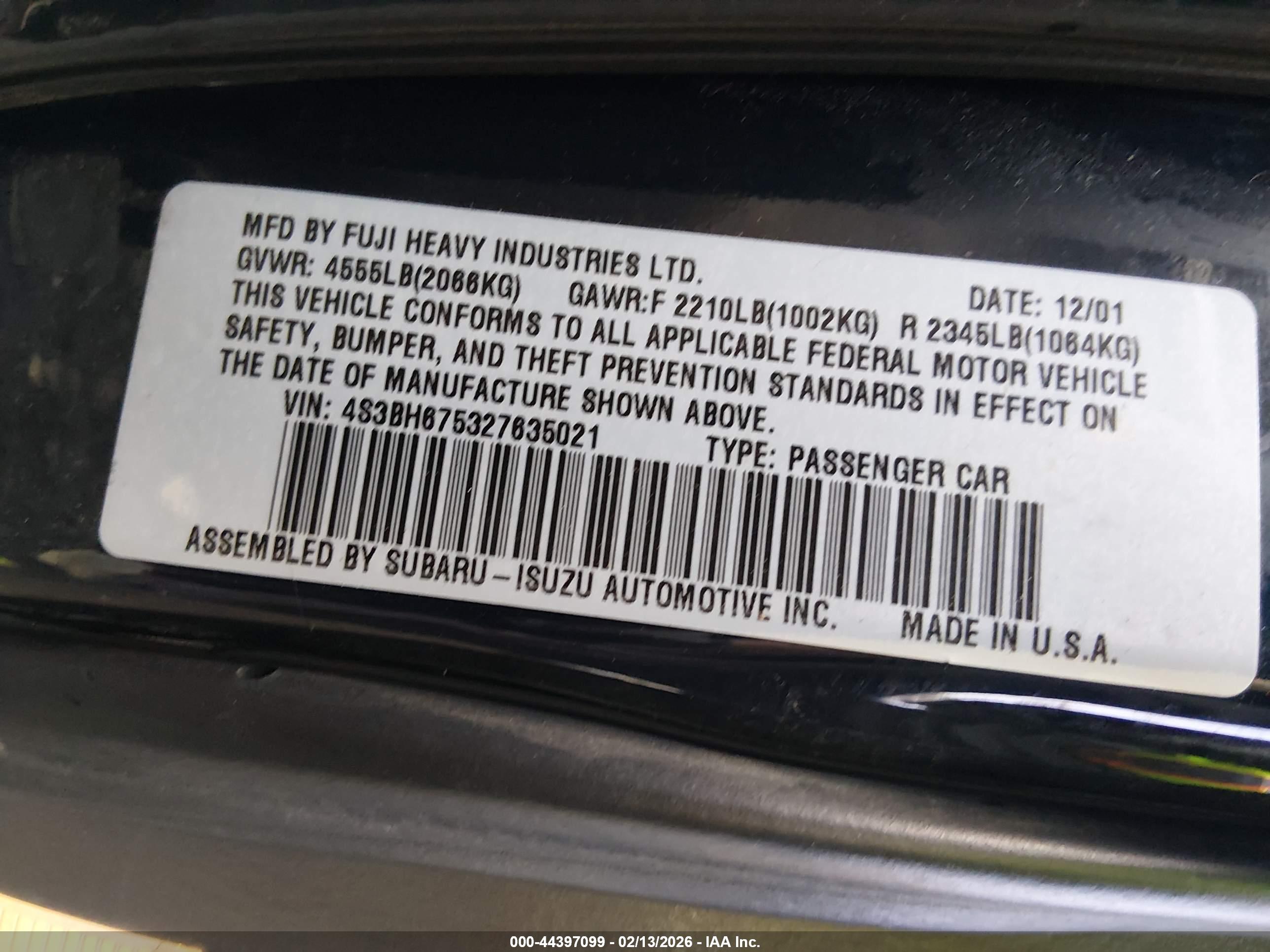 SUBARU OUTBACK image 9
