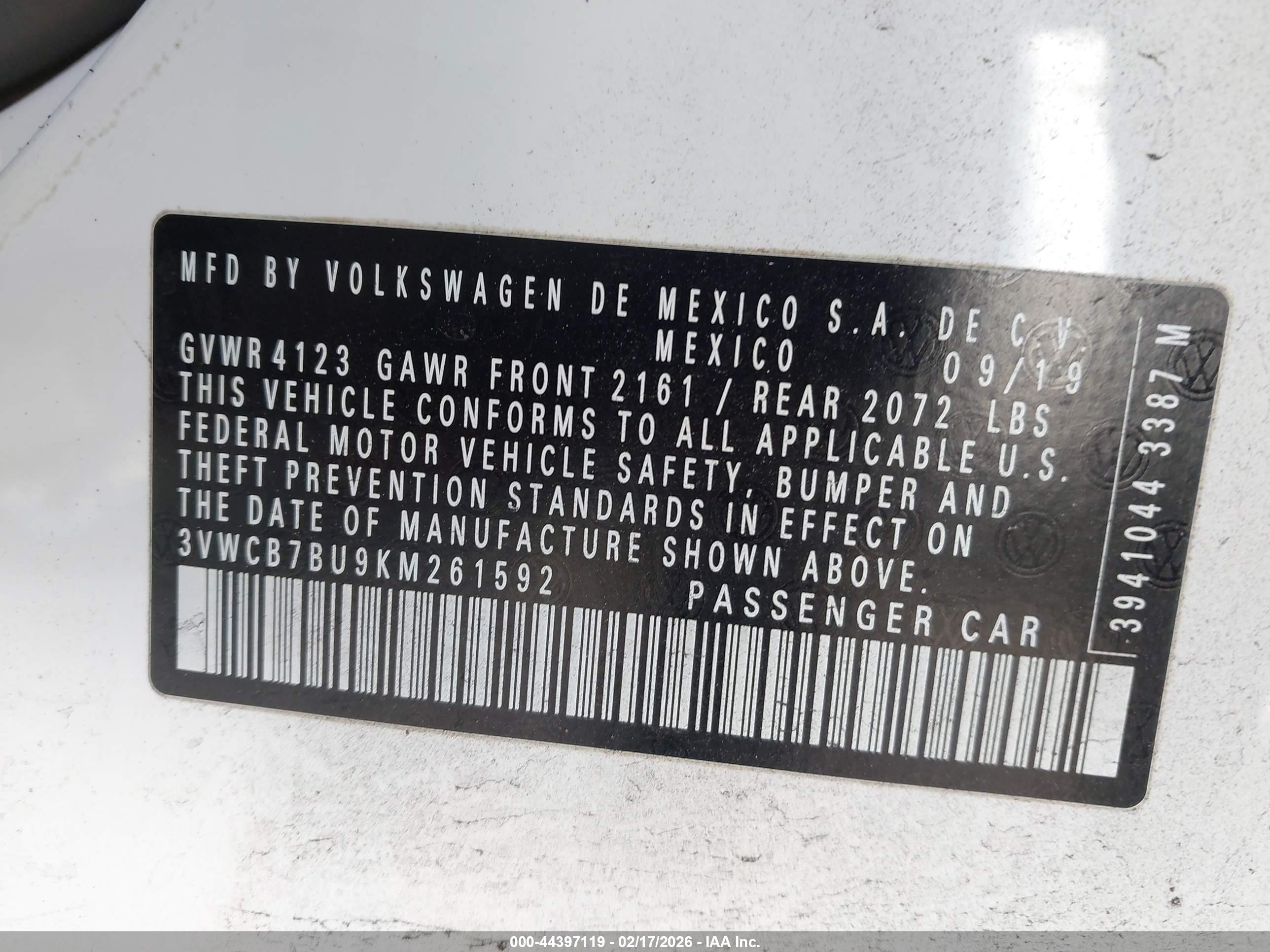 VOLKSWAGEN JETTA image 9