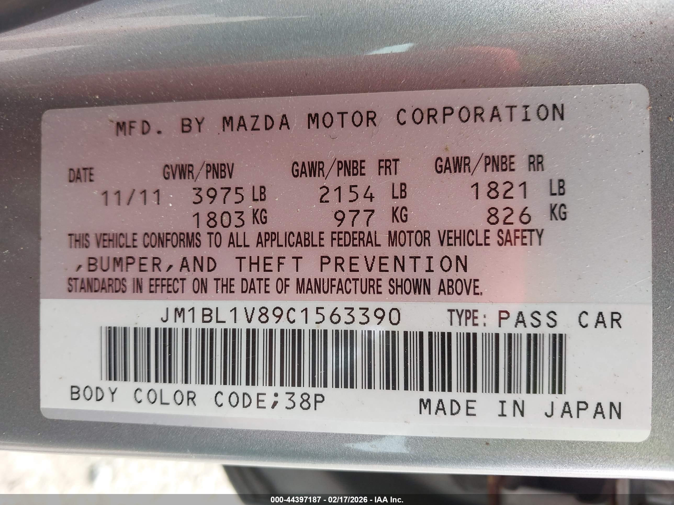 MAZDA MAZDA3 image 9