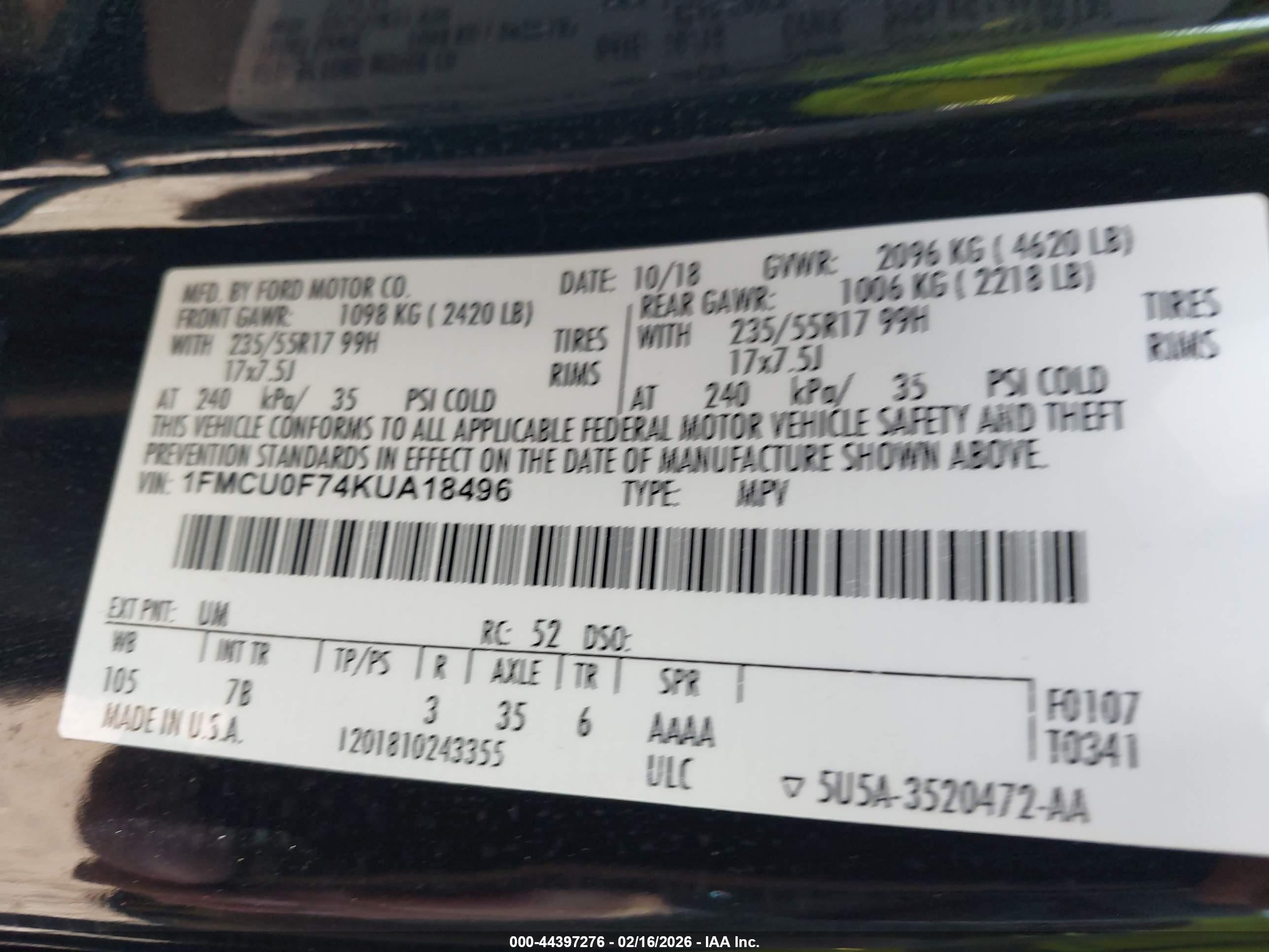 FORD ESCAPE image 9