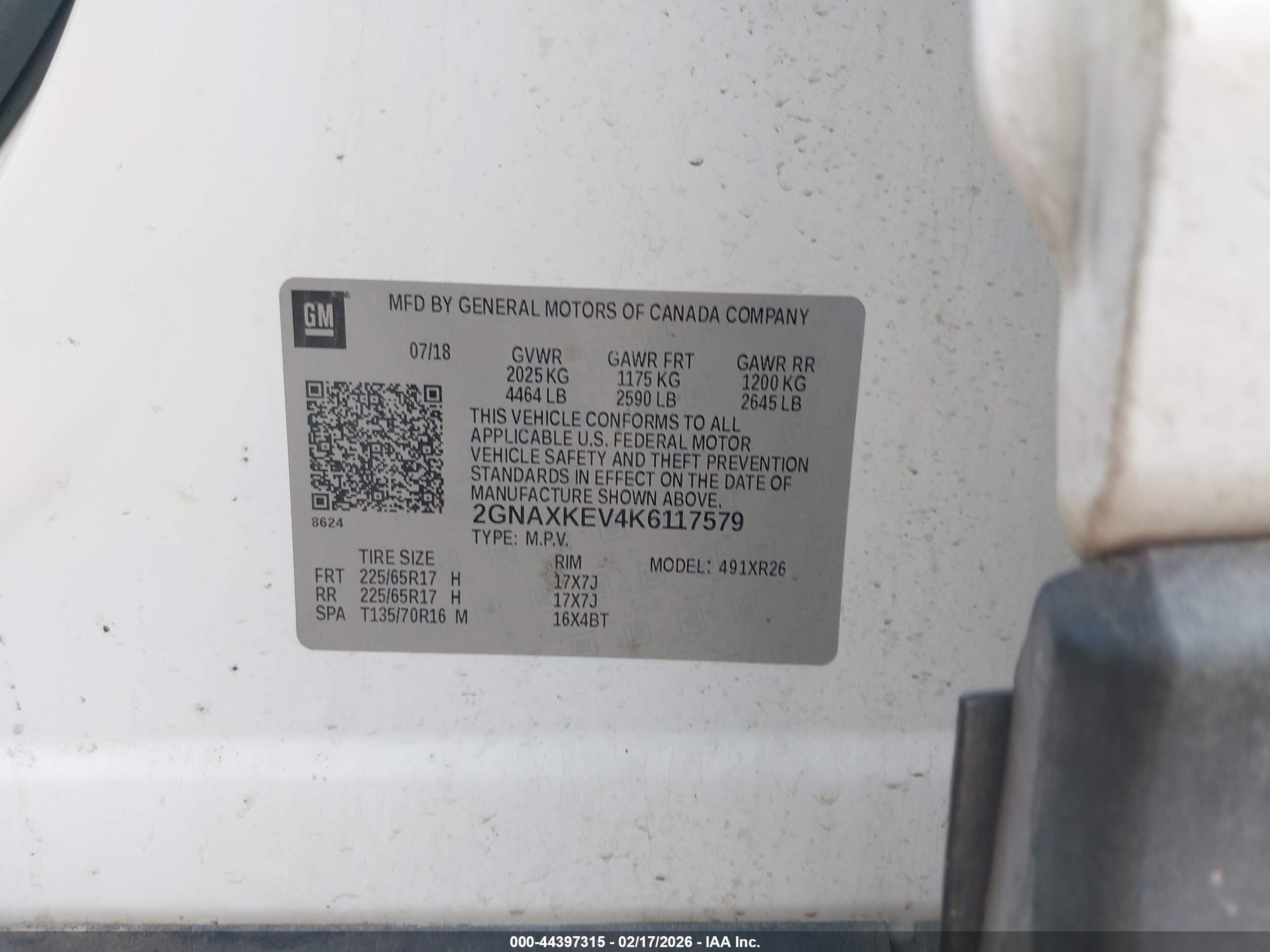 CHEVROLET EQUINOX image 9