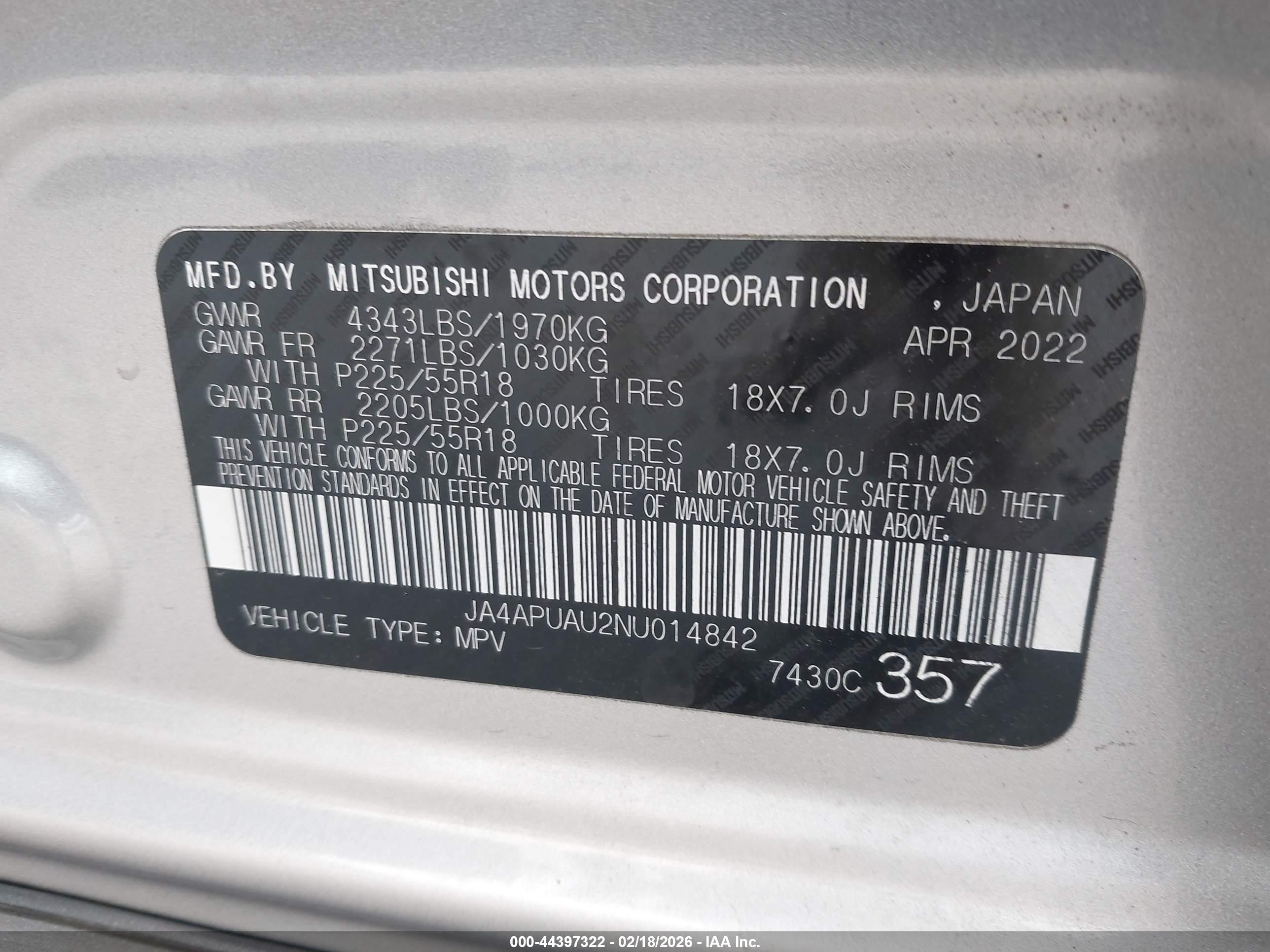 MITSUBISHI OUTLANDER image 9