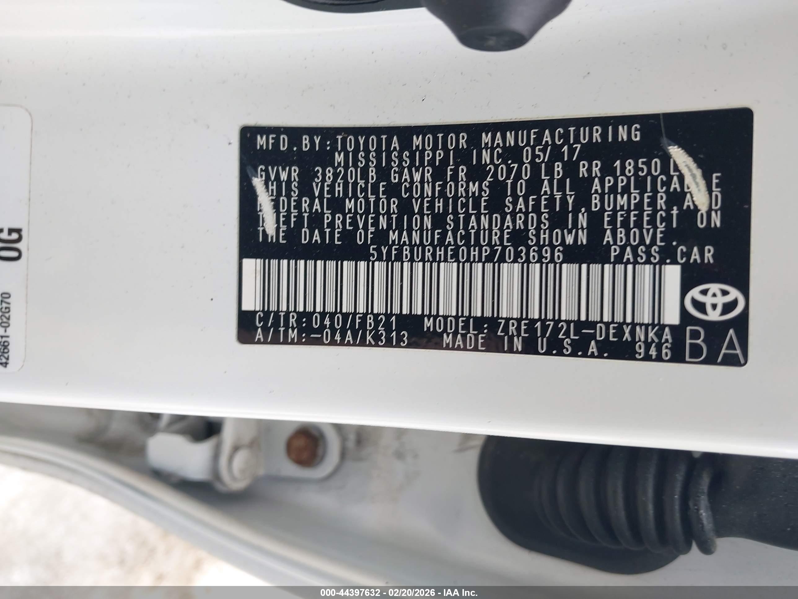 TOYOTA COROLLA image 9