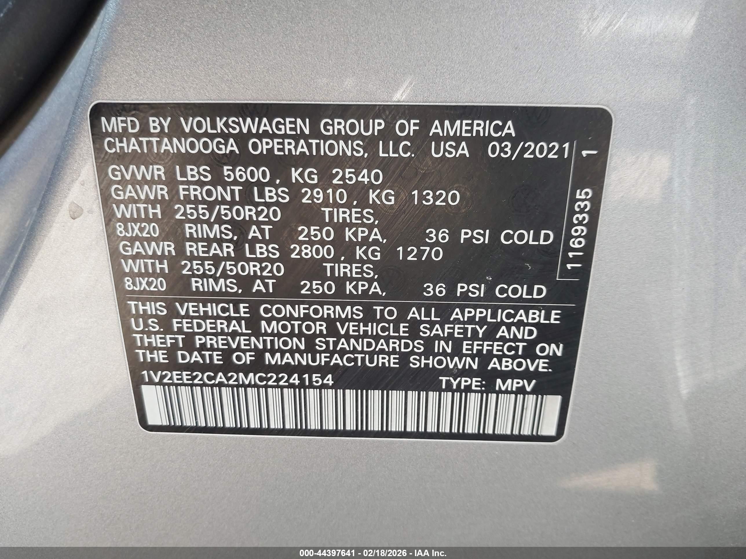 VOLKSWAGEN ATLAS image 9