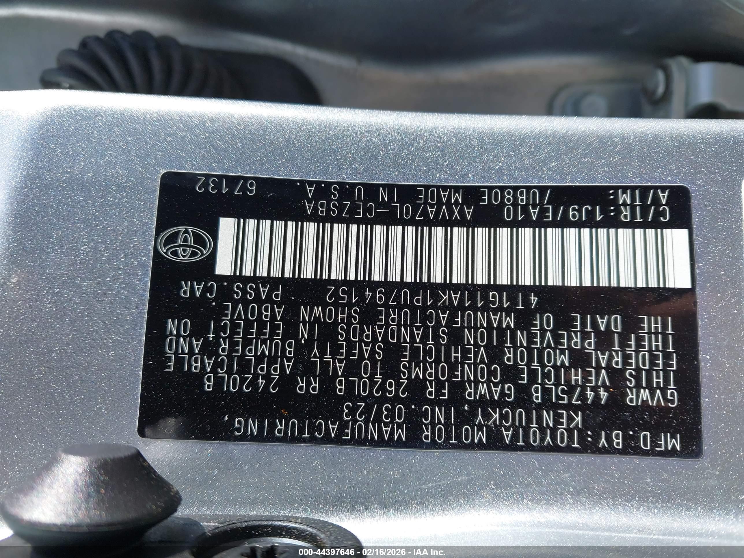 TOYOTA CAMRY image 9