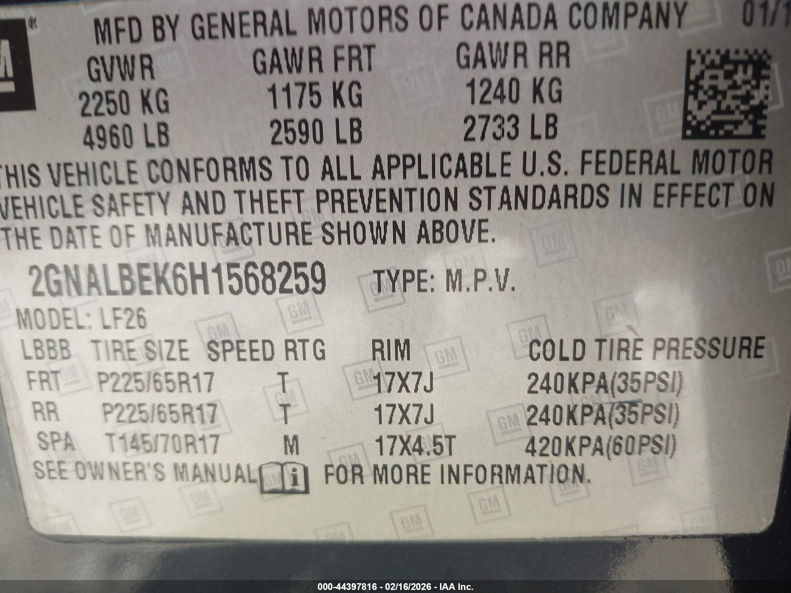 CHEVROLET EQUINOX image 9