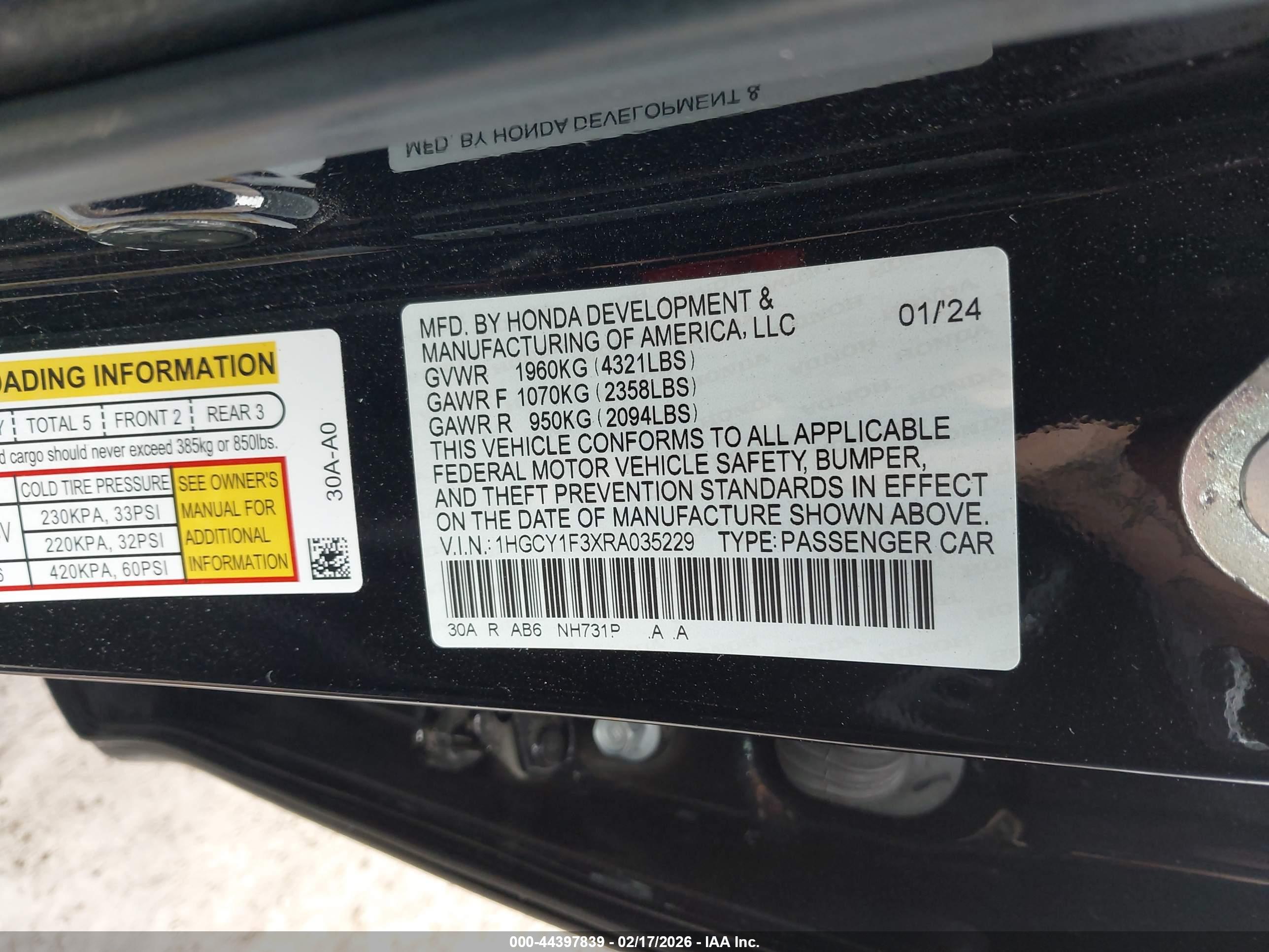 HONDA ACCORD image 9