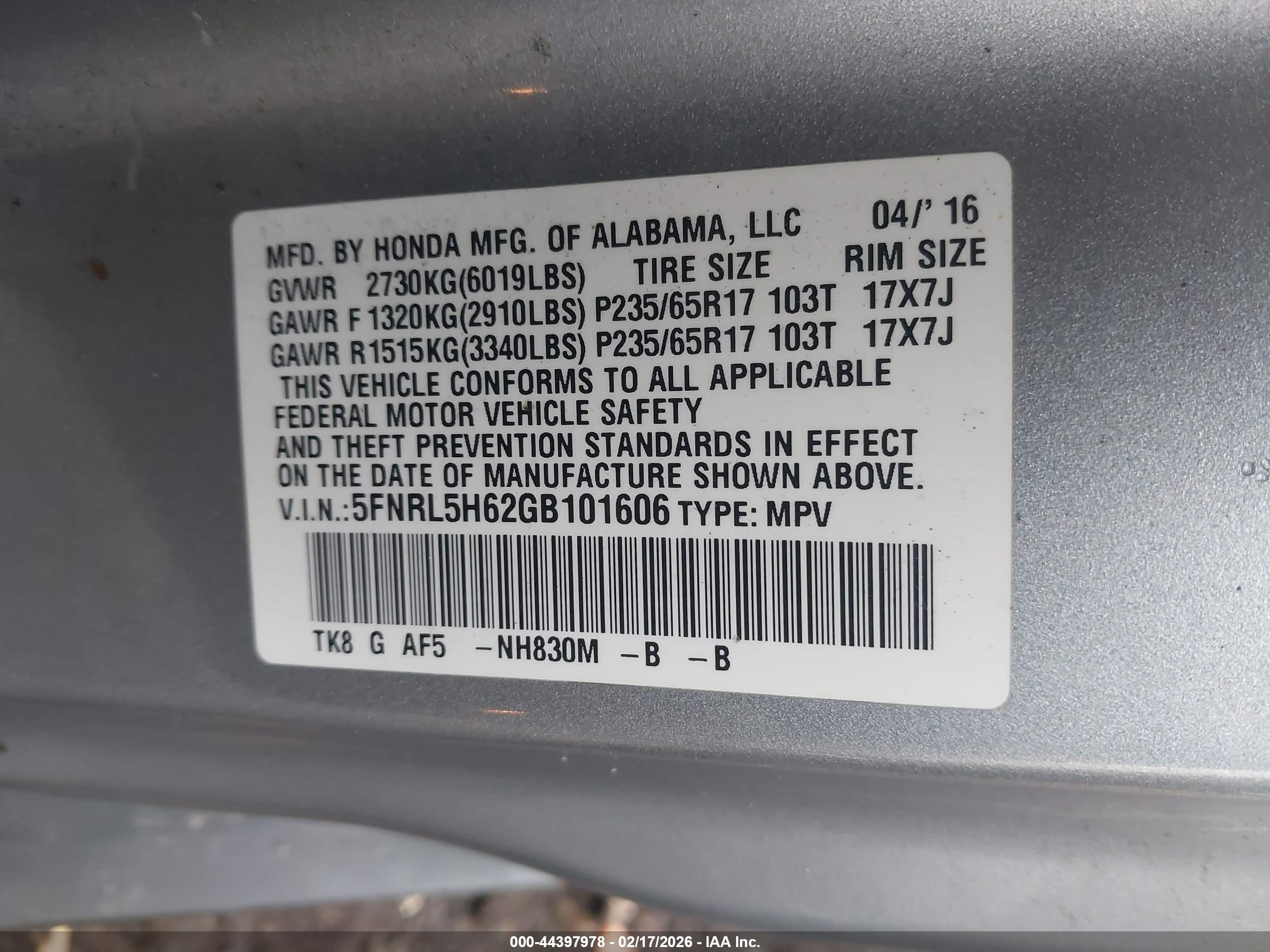 HONDA ODYSSEY image 9