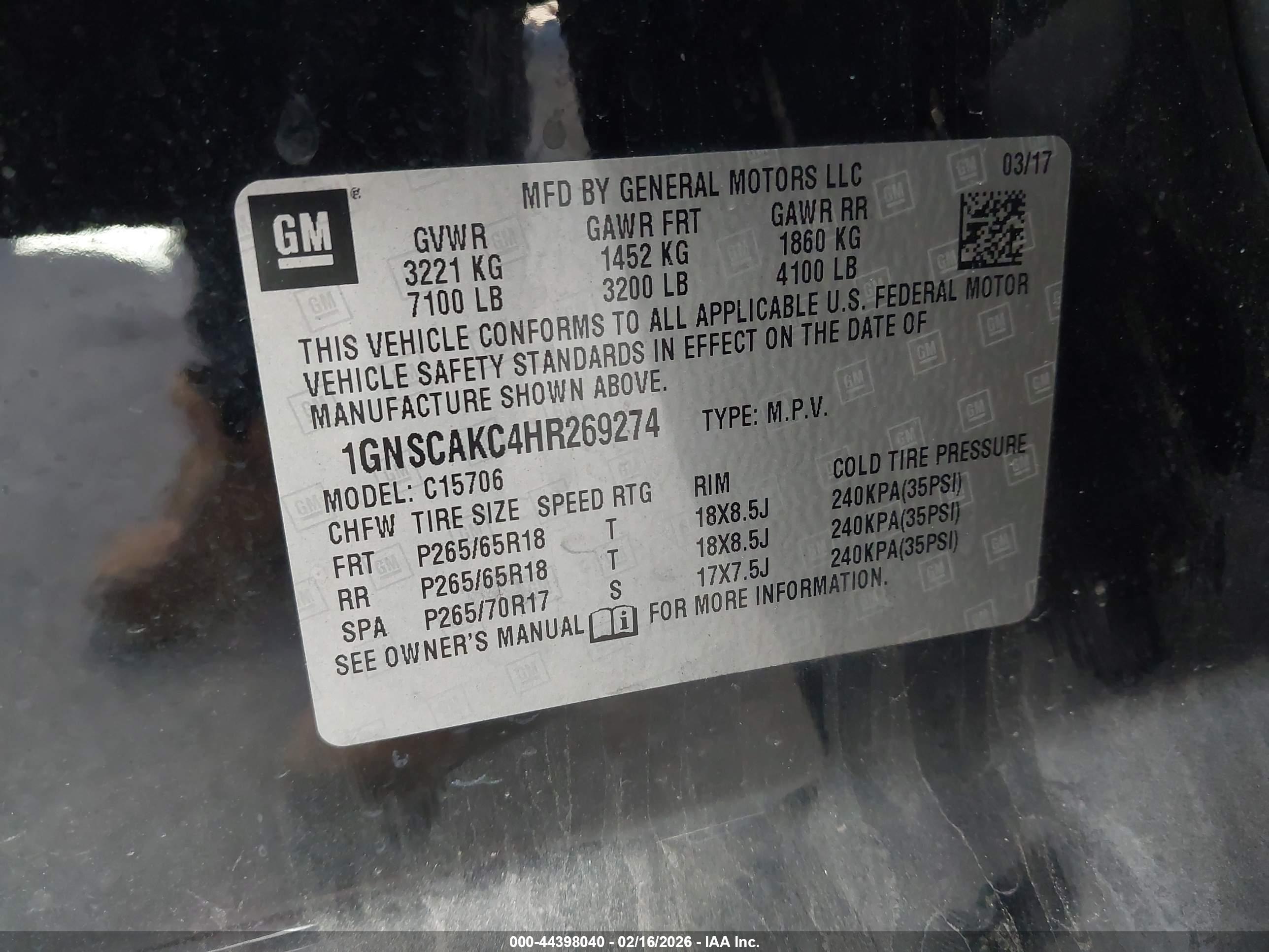 CHEVROLET TAHOE image 9