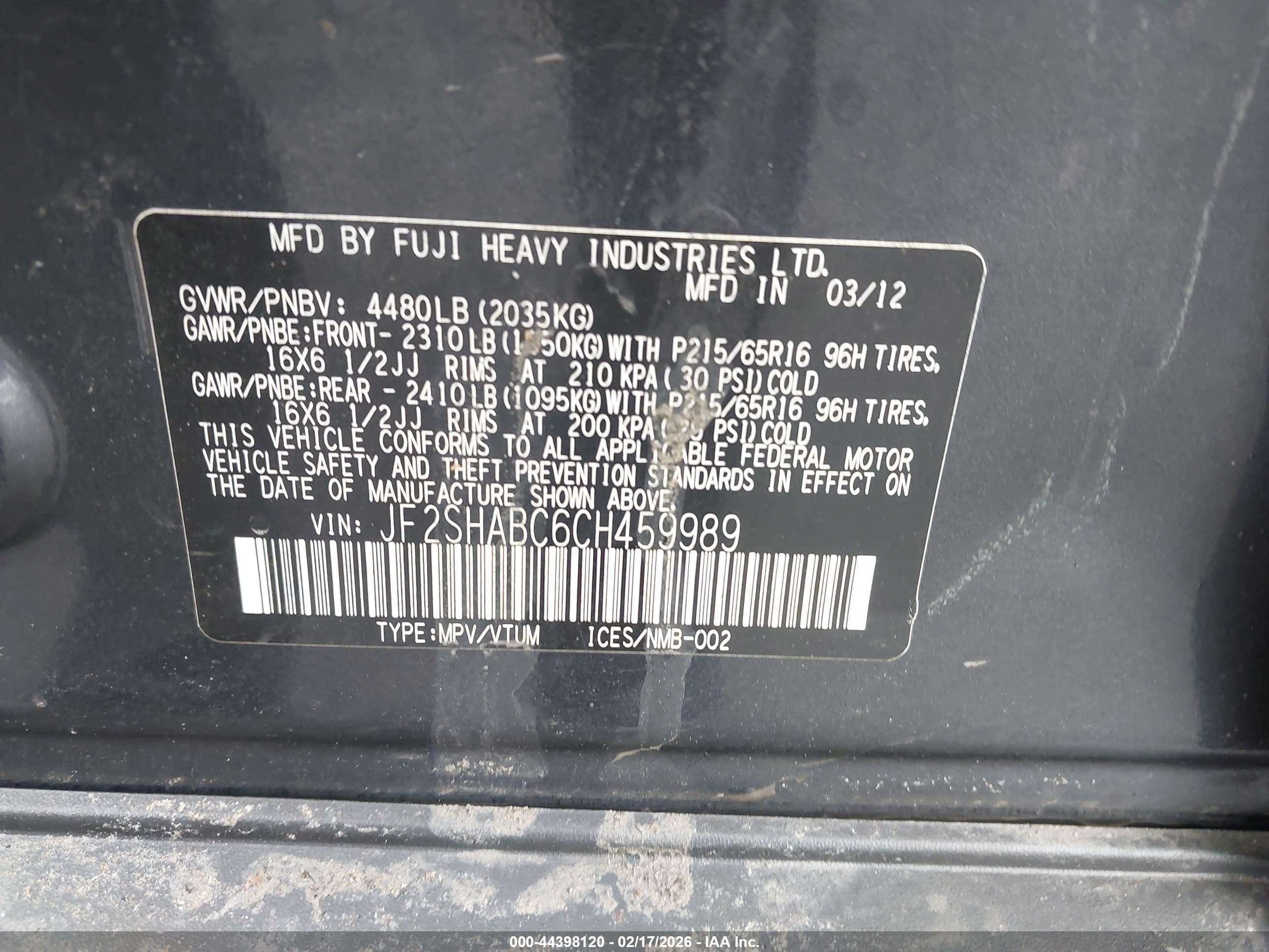 SUBARU FORESTER image 9