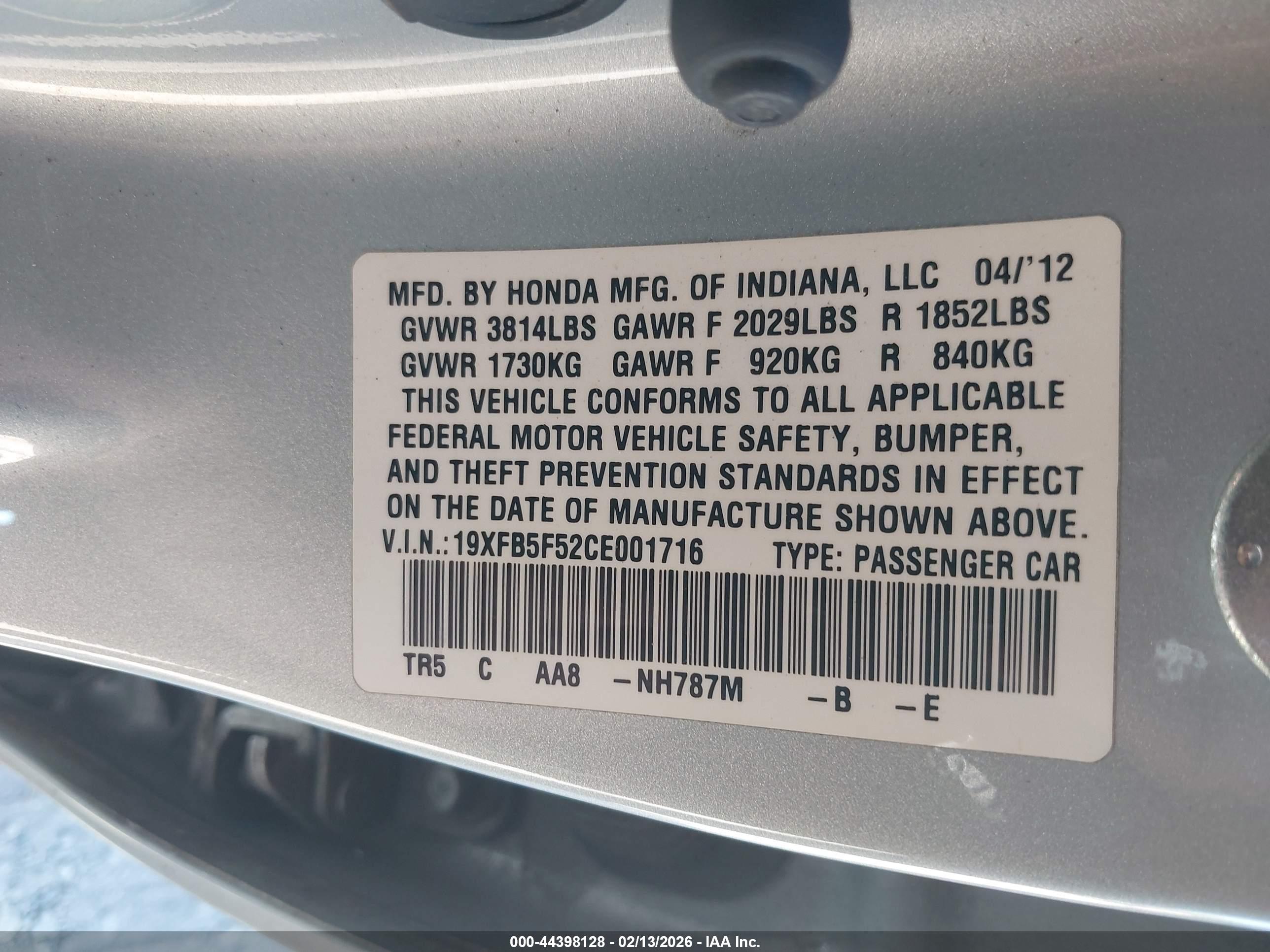 HONDA CIVIC image 9