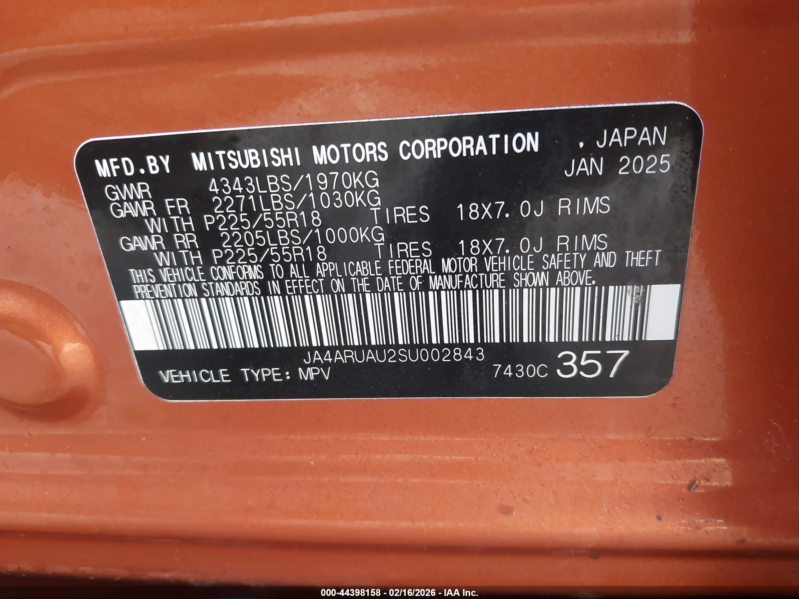 MITSUBISHI OUTLANDER image 9