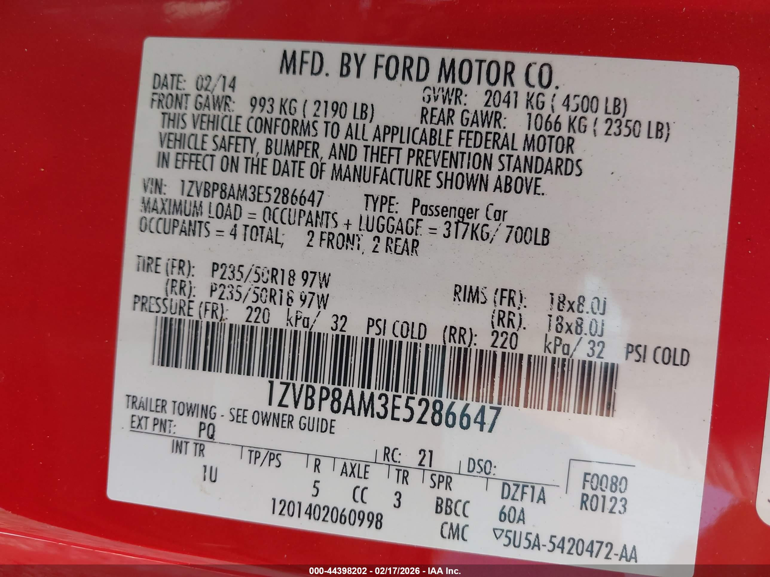 FORD MUSTANG image 9