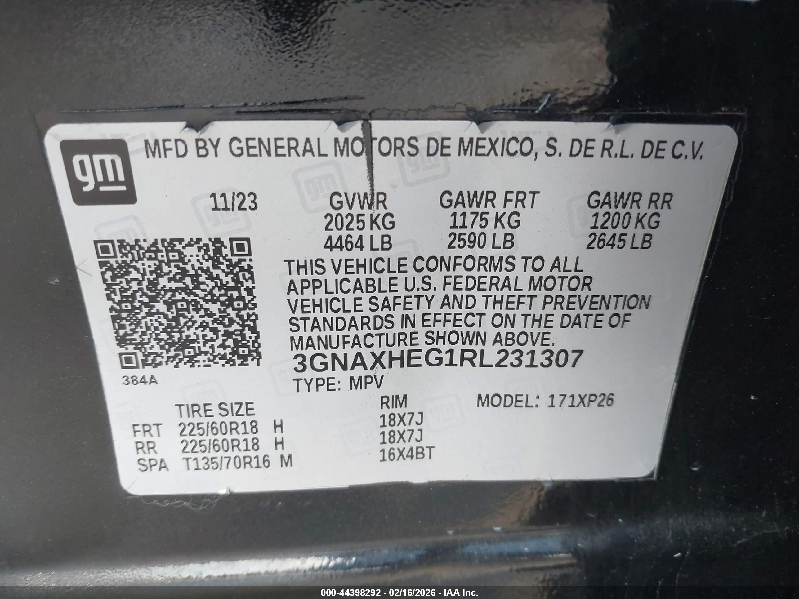 CHEVROLET EQUINOX image 9