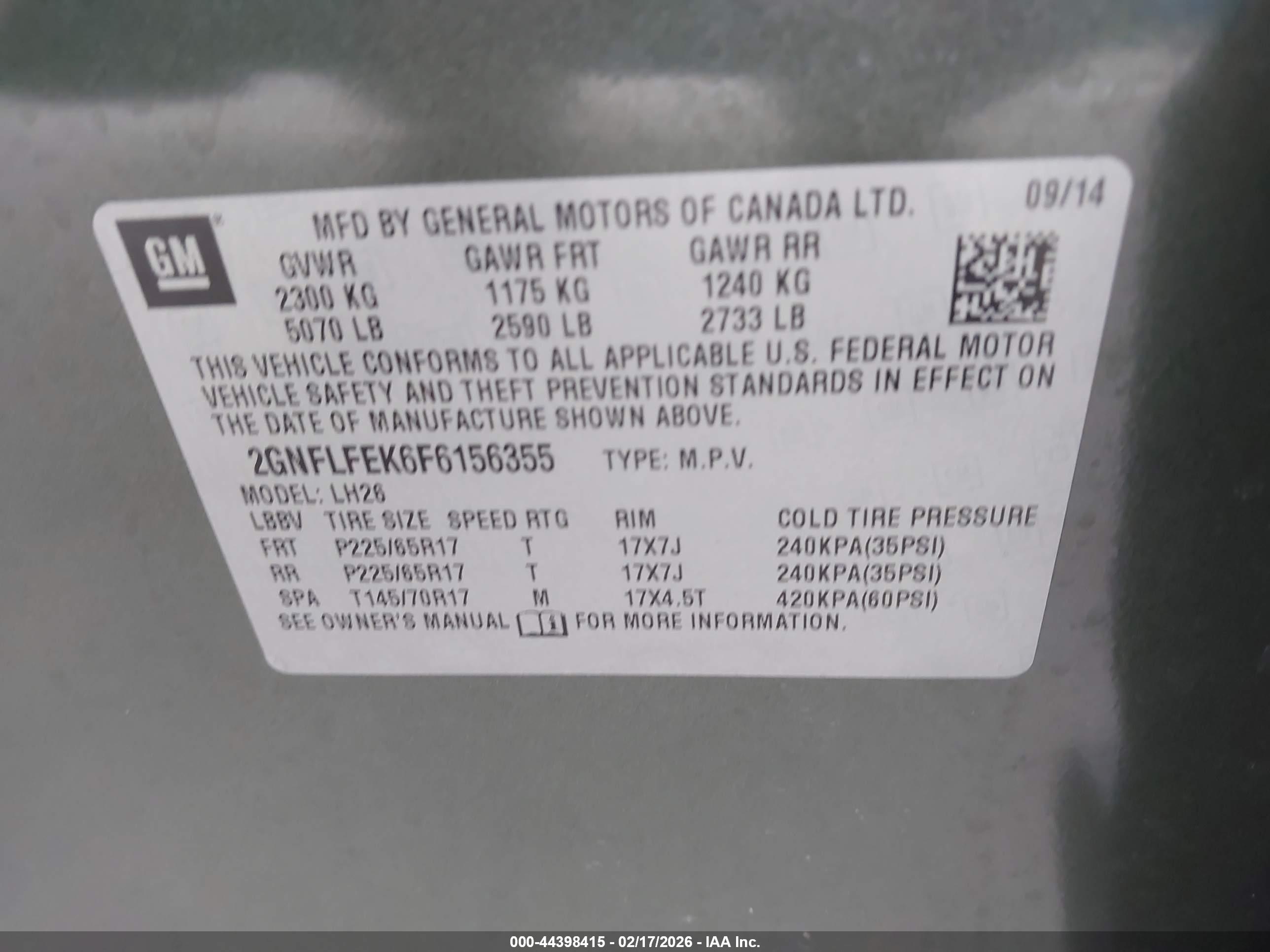 CHEVROLET EQUINOX image 9