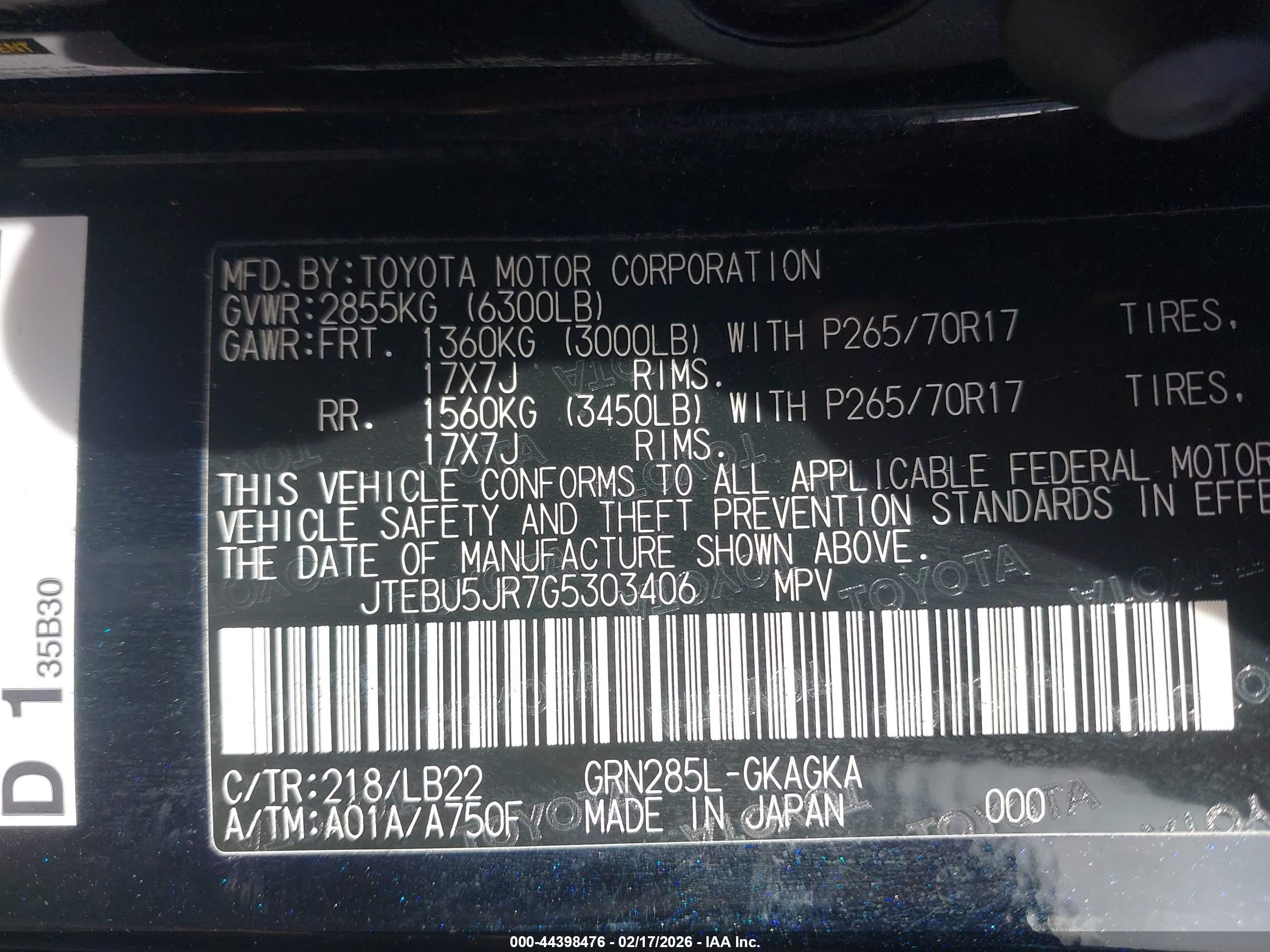 TOYOTA 4RUNNER image 9