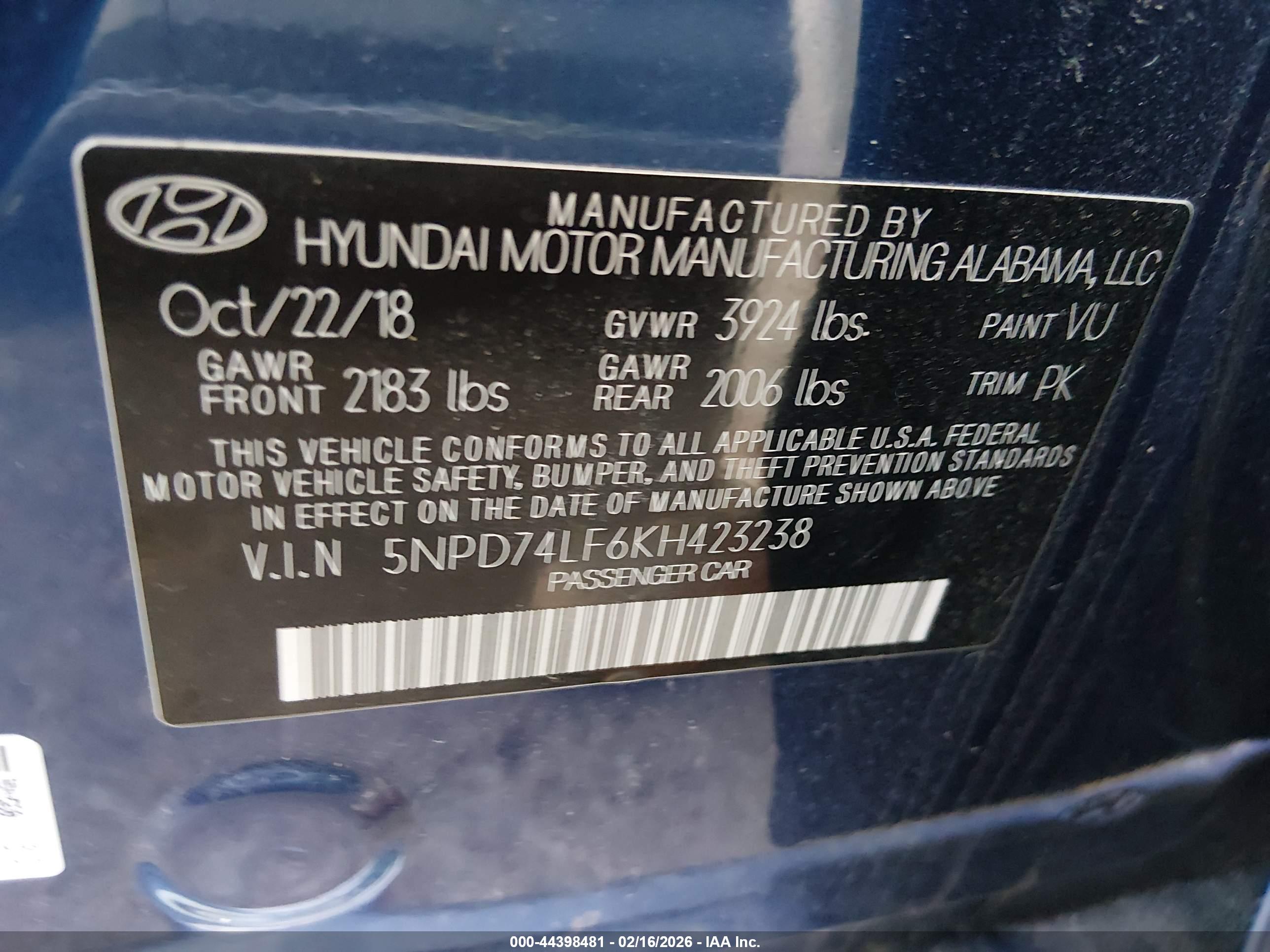 HYUNDAI ELANTRA image 9