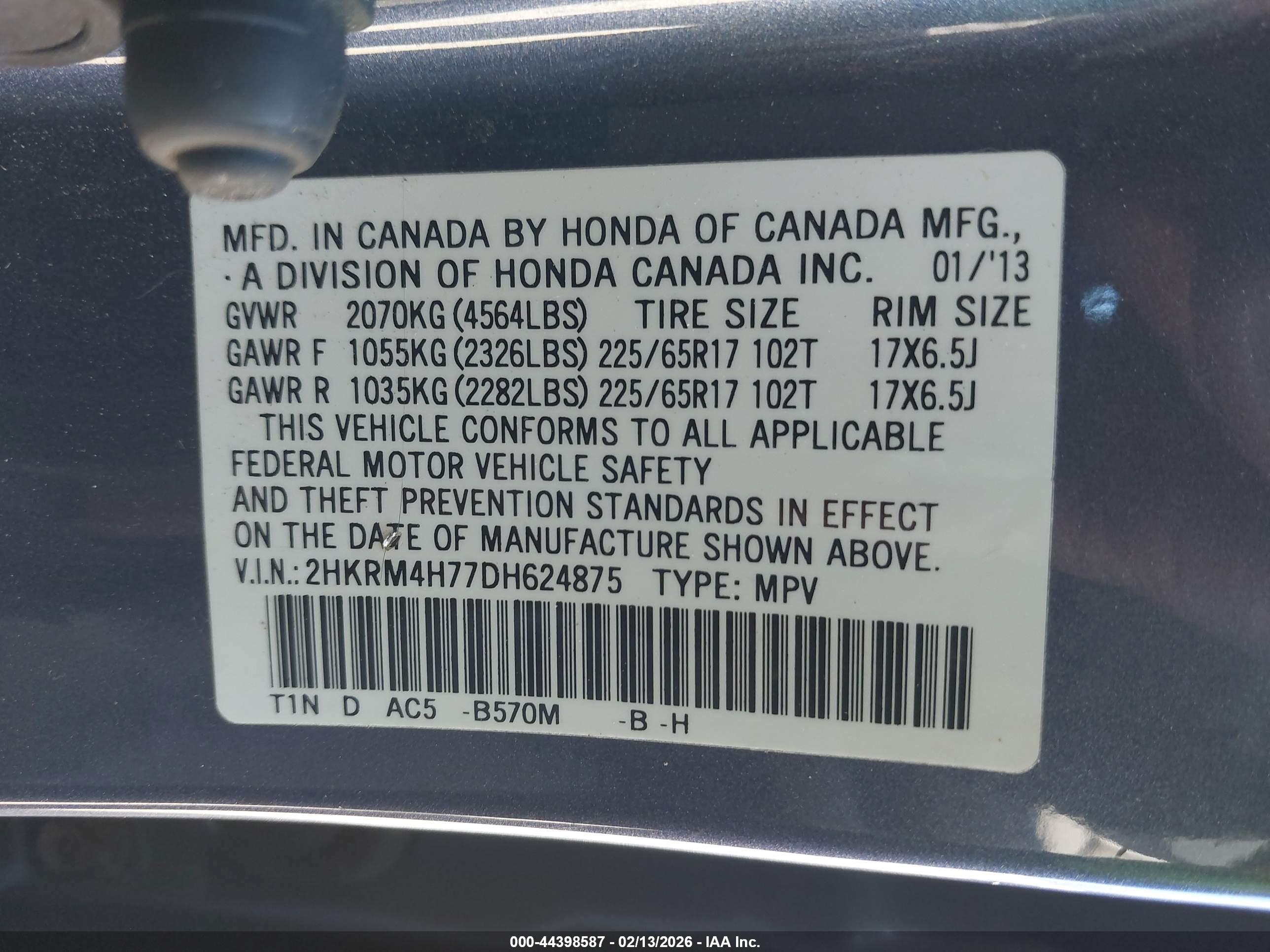 HONDA CR-V image 9