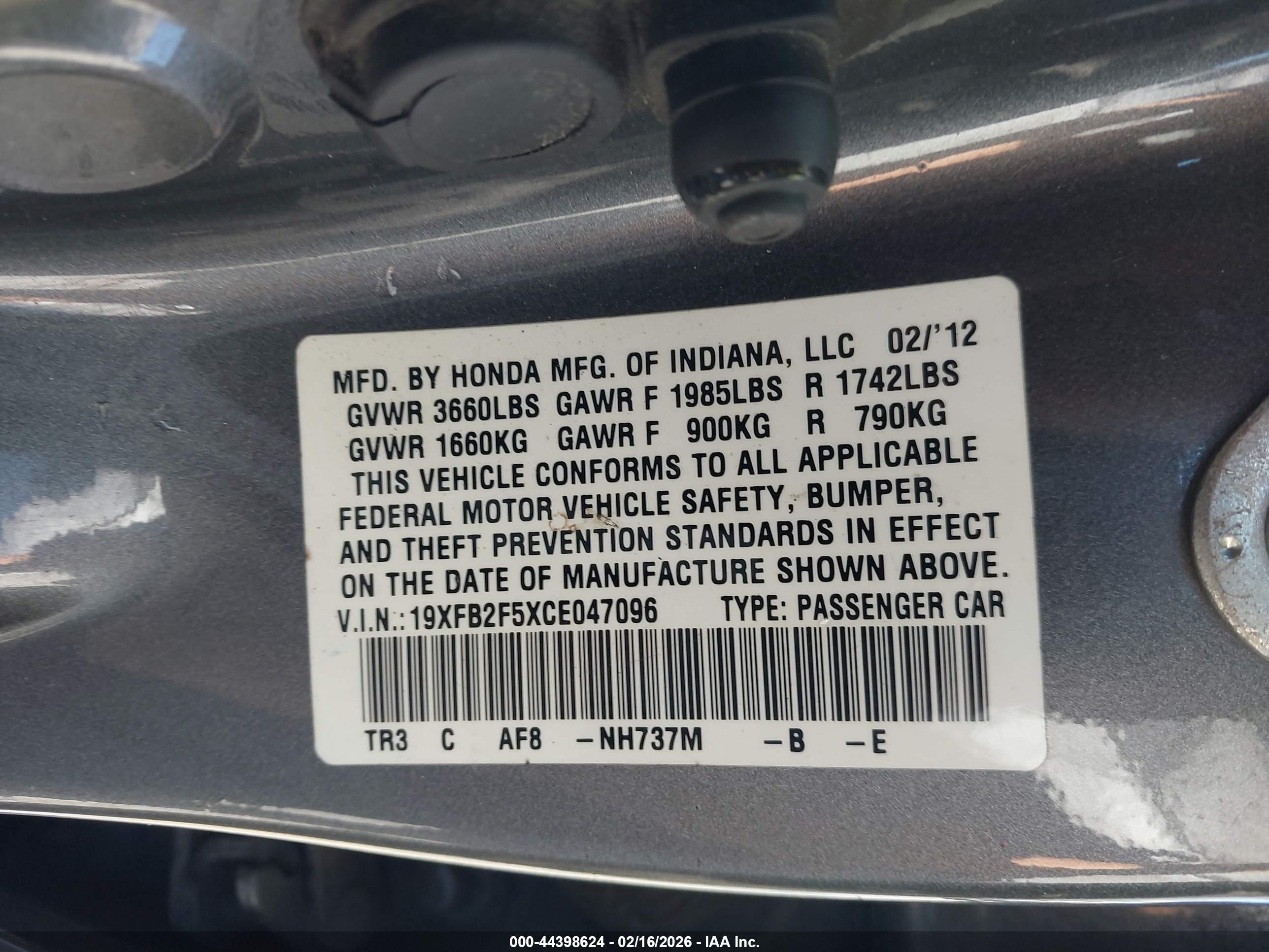 HONDA CIVIC image 9