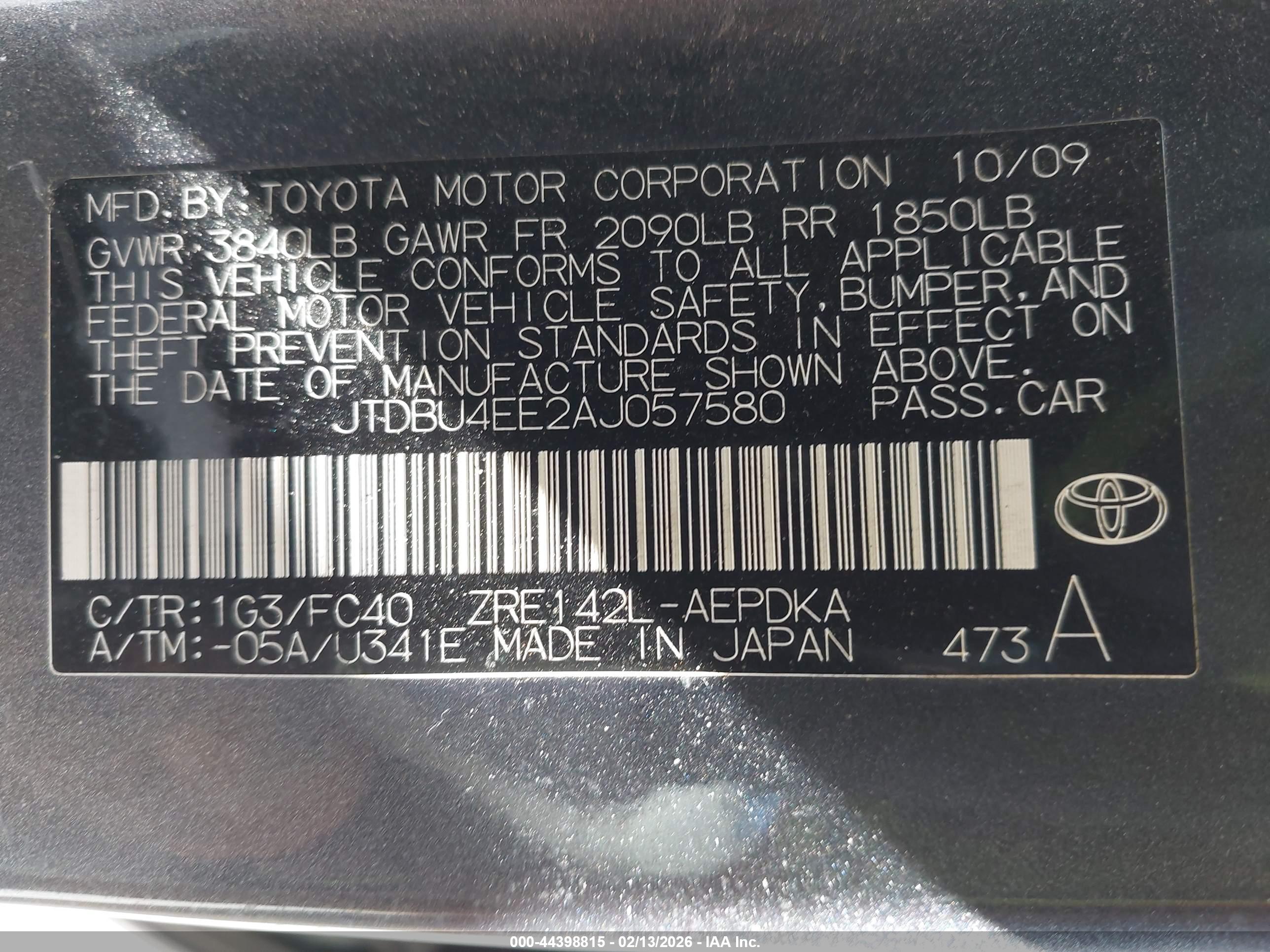 TOYOTA COROLLA image 9