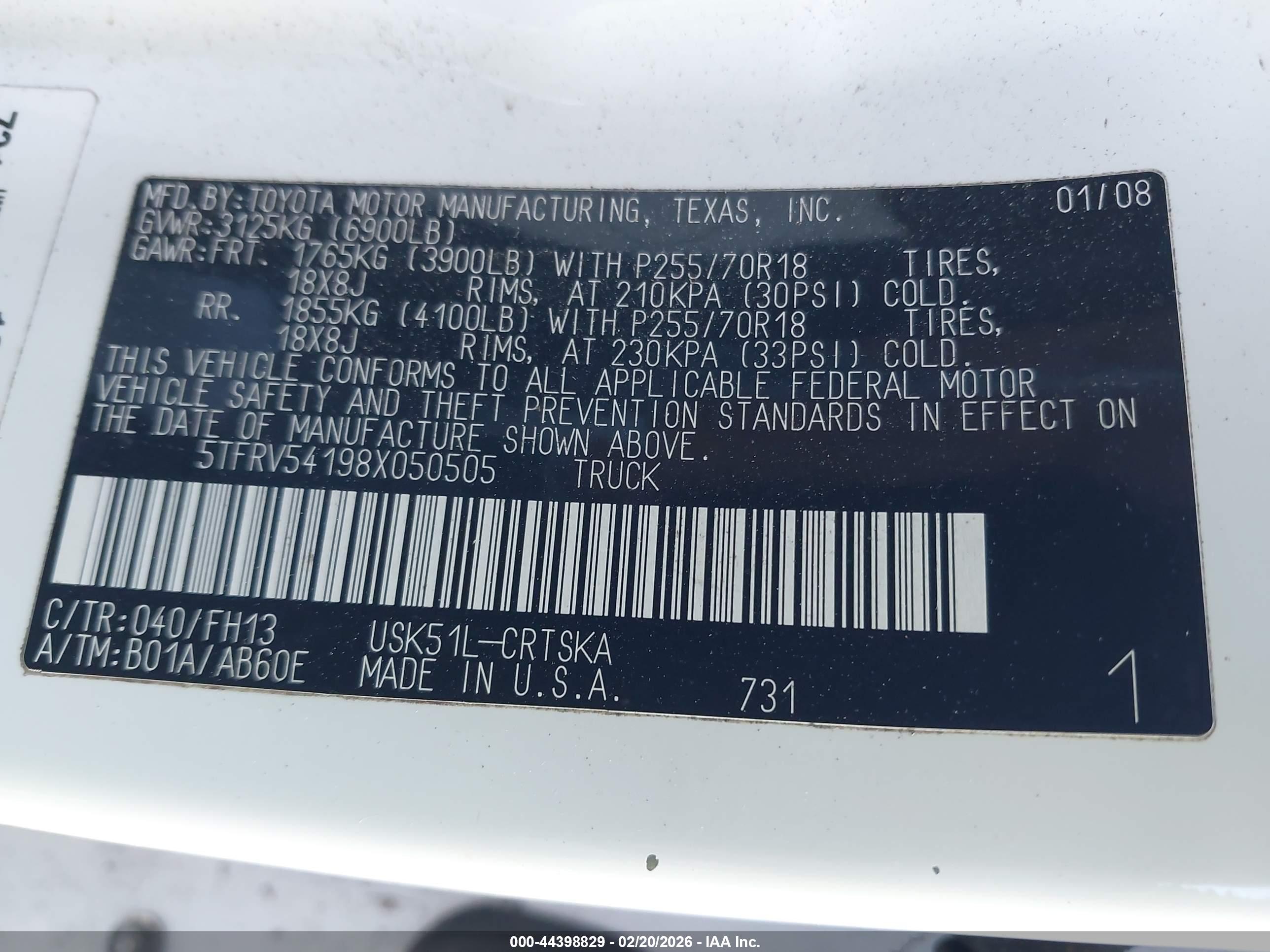 TOYOTA TUNDRA image 9