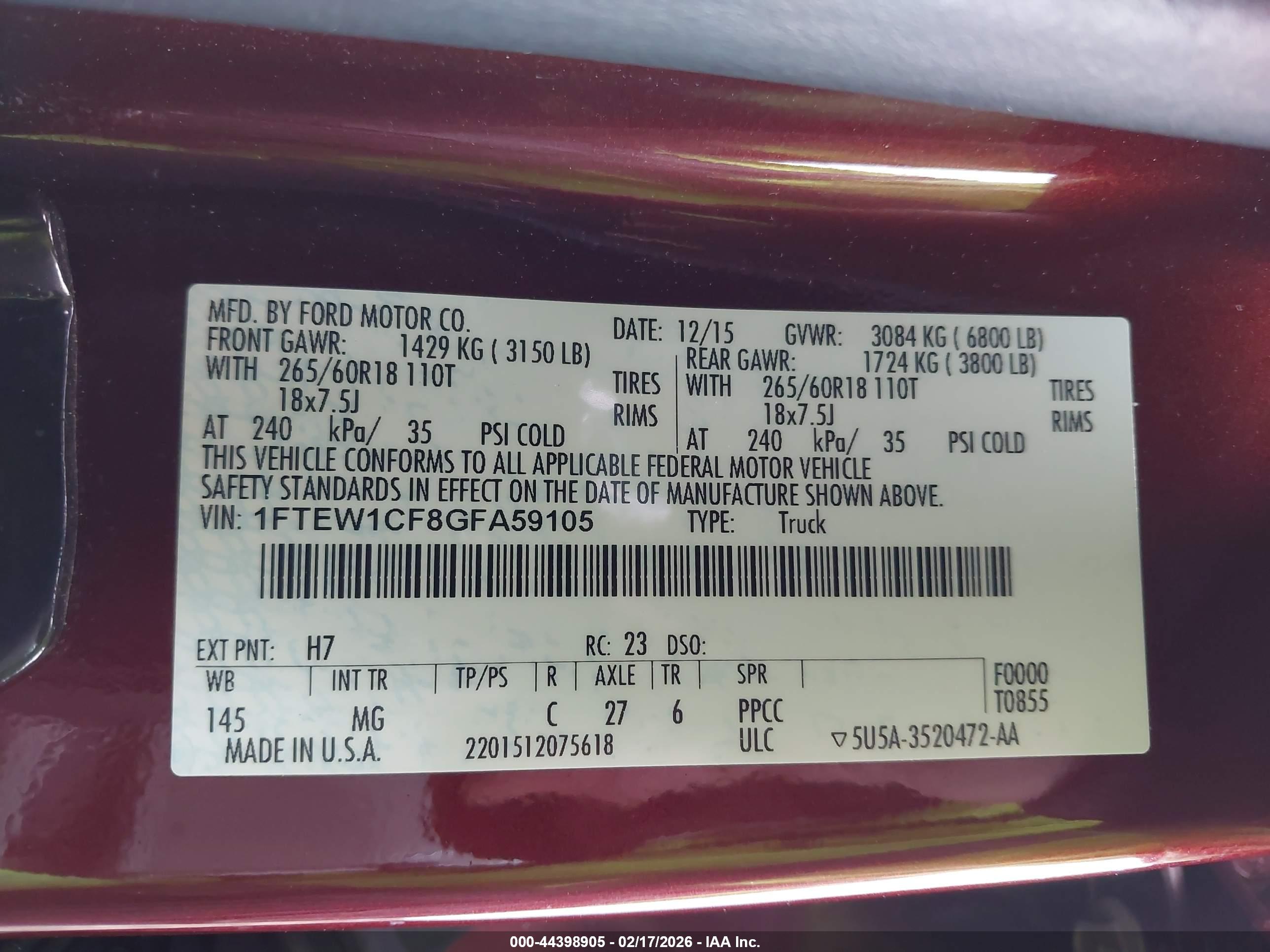FORD F-150 image 9