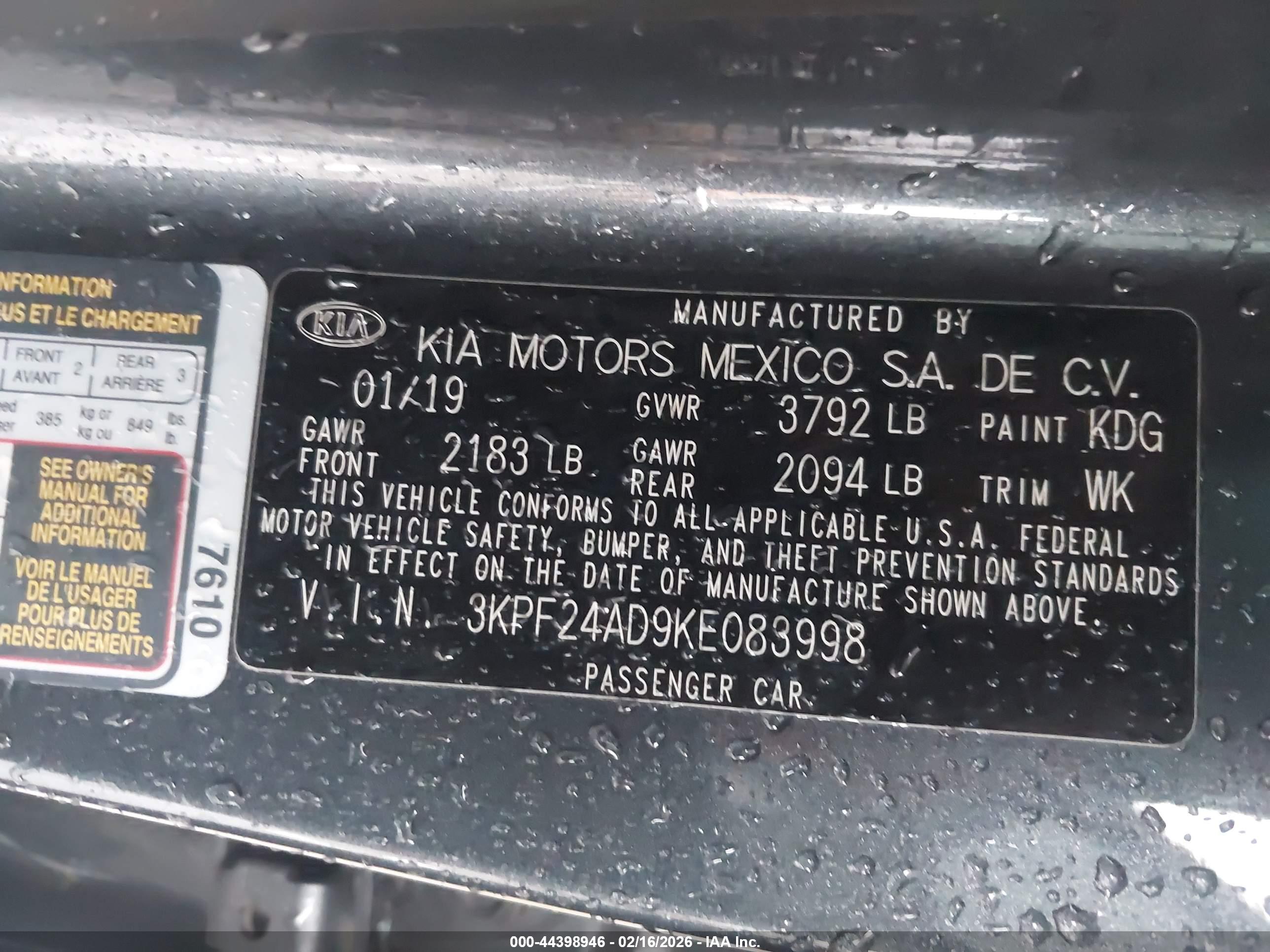 KIA FORTE image 9