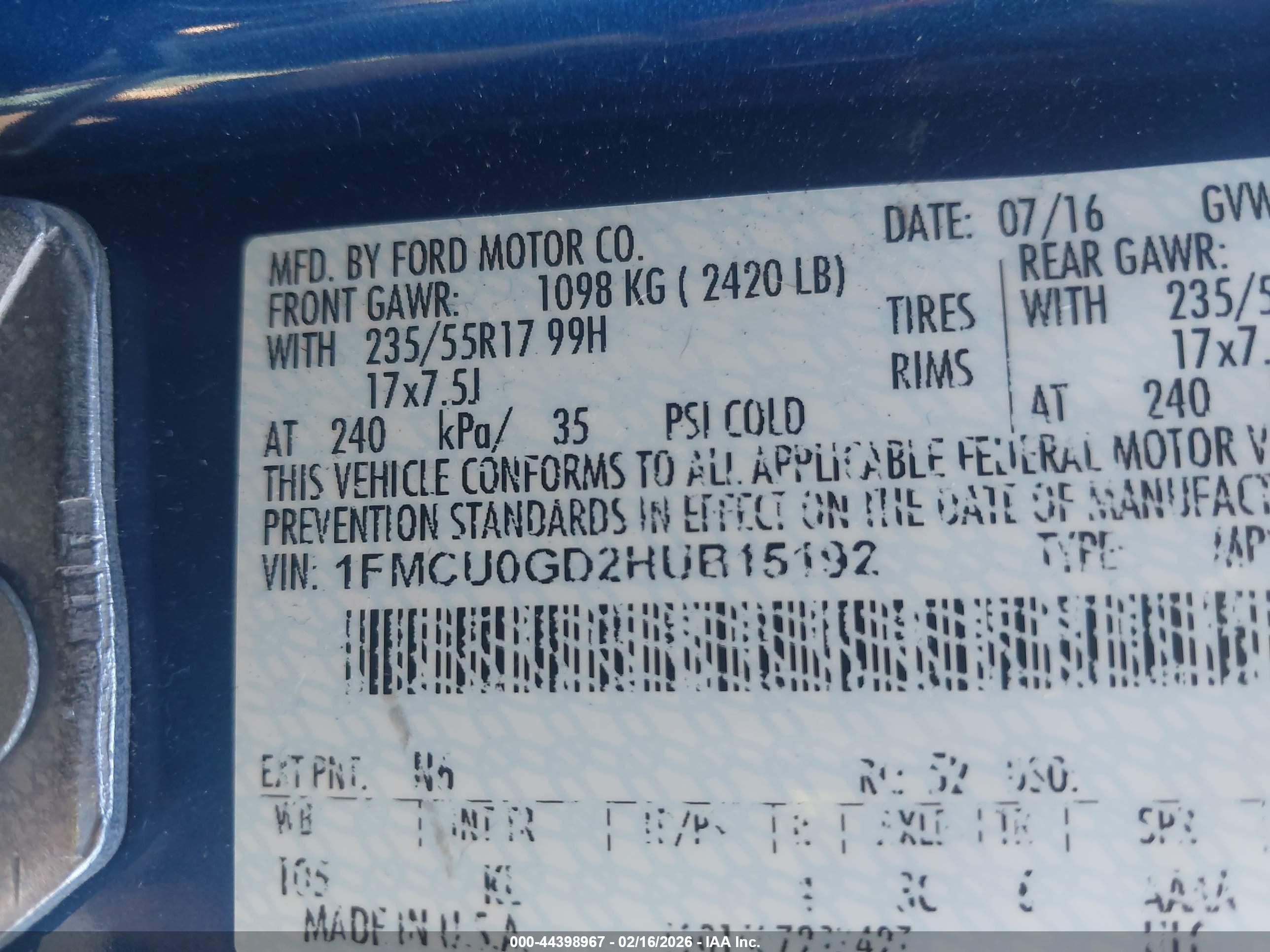 FORD ESCAPE image 9