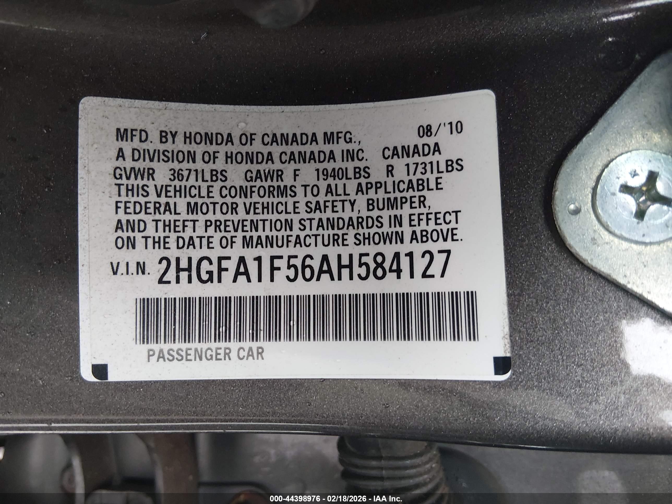 HONDA CIVIC image 9