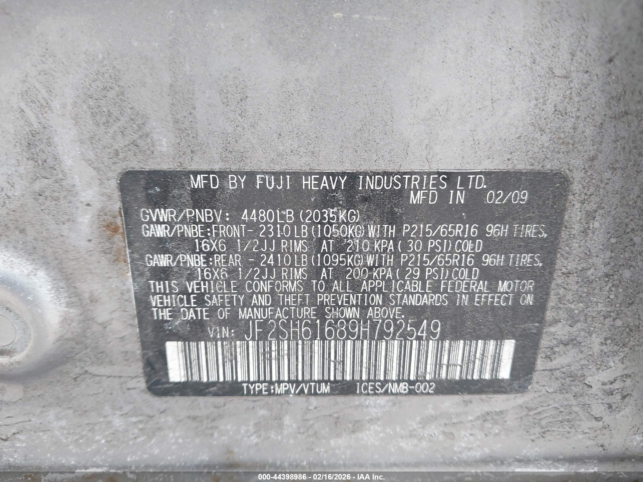 SUBARU FORESTER image 9