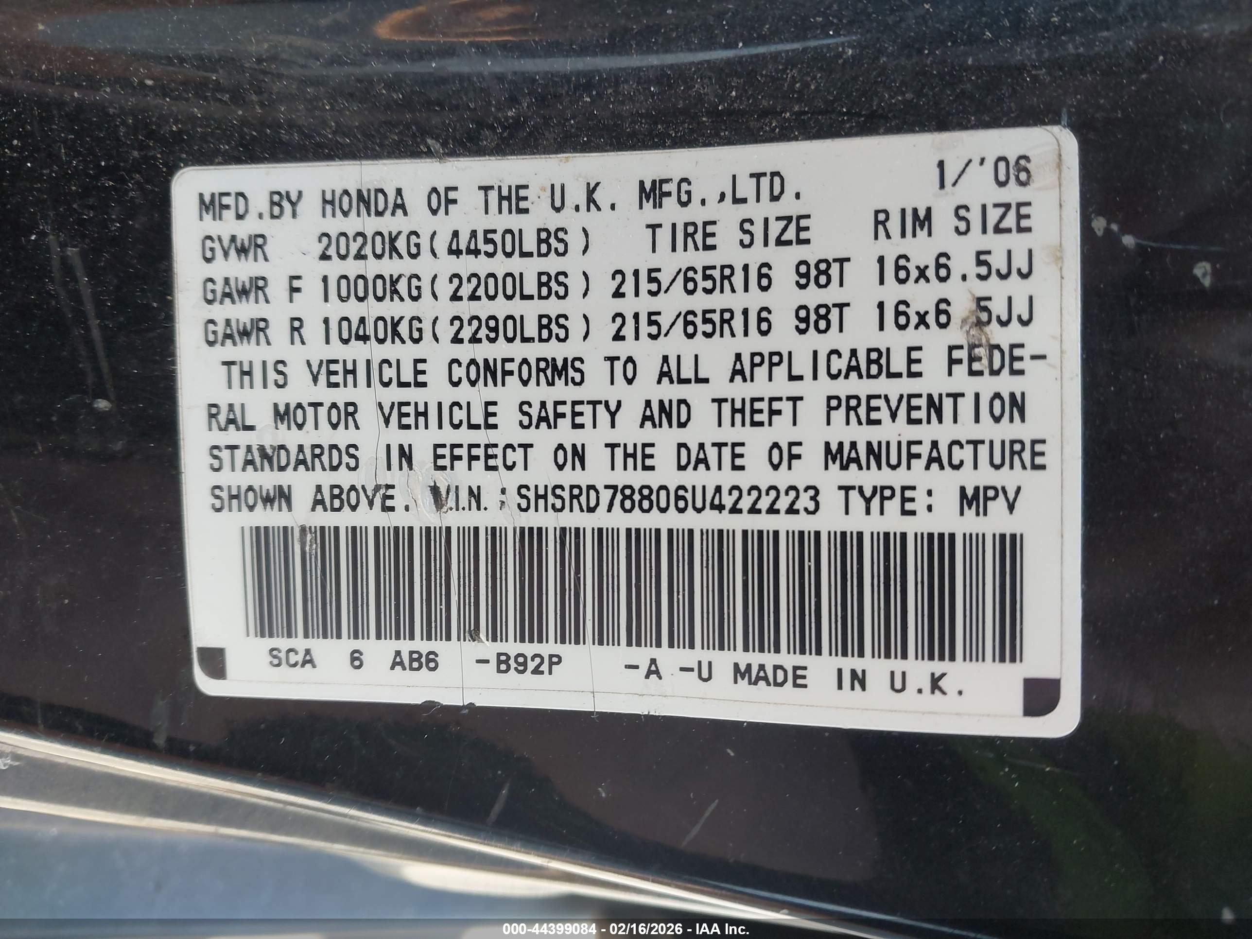 HONDA CR-V image 9
