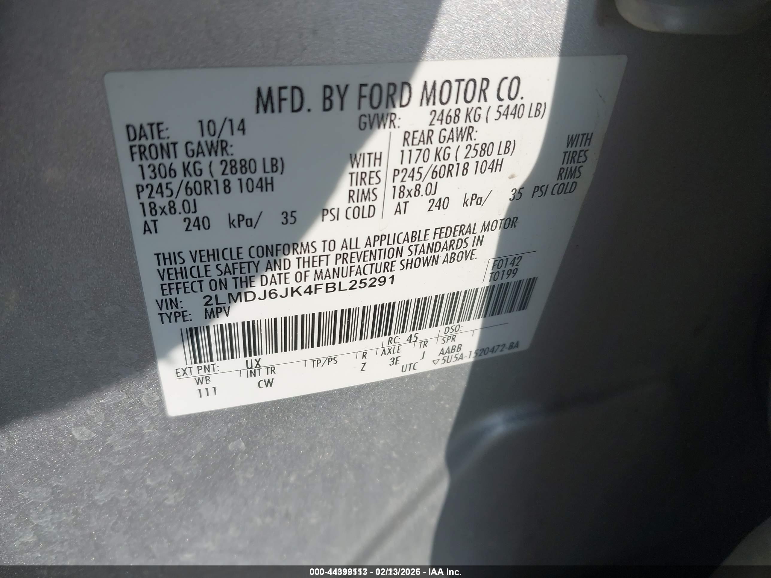 LINCOLN MKX image 9