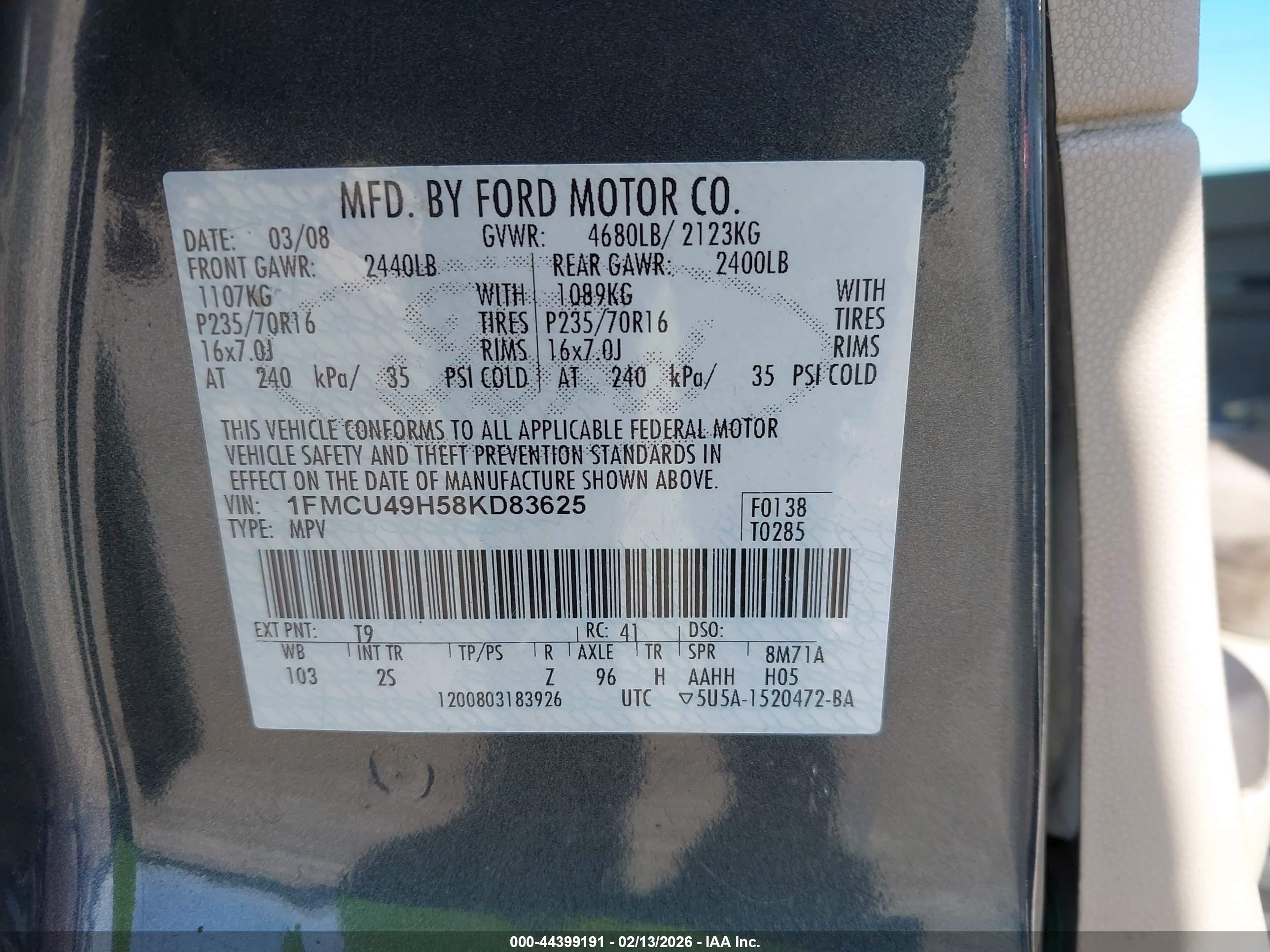 FORD ESCAPE image 9