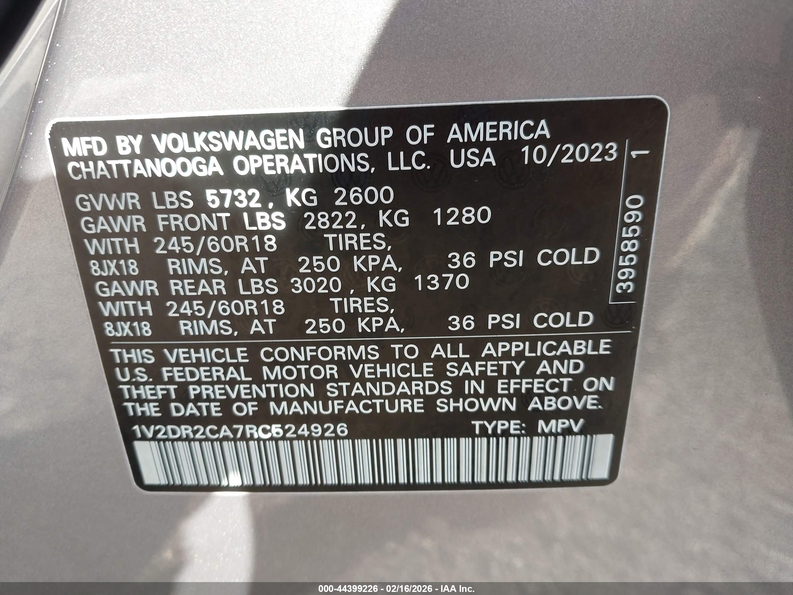 VOLKSWAGEN ATLAS image 9