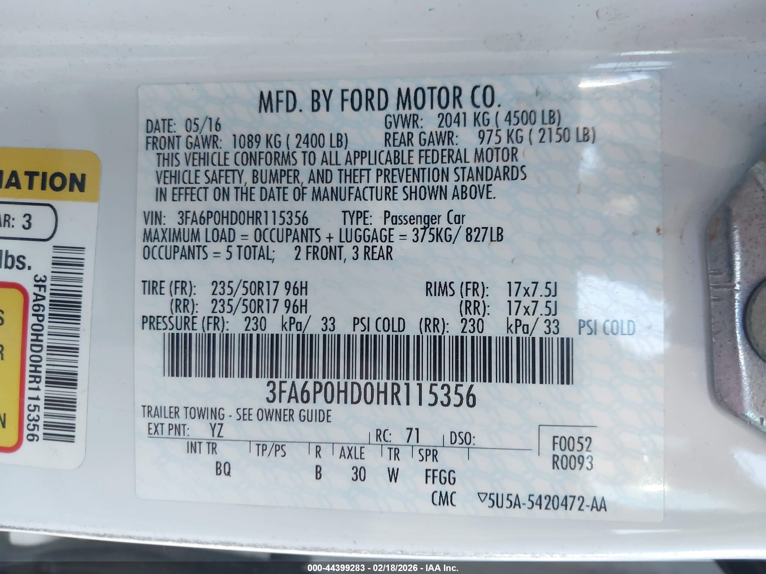 FORD FUSION image 9