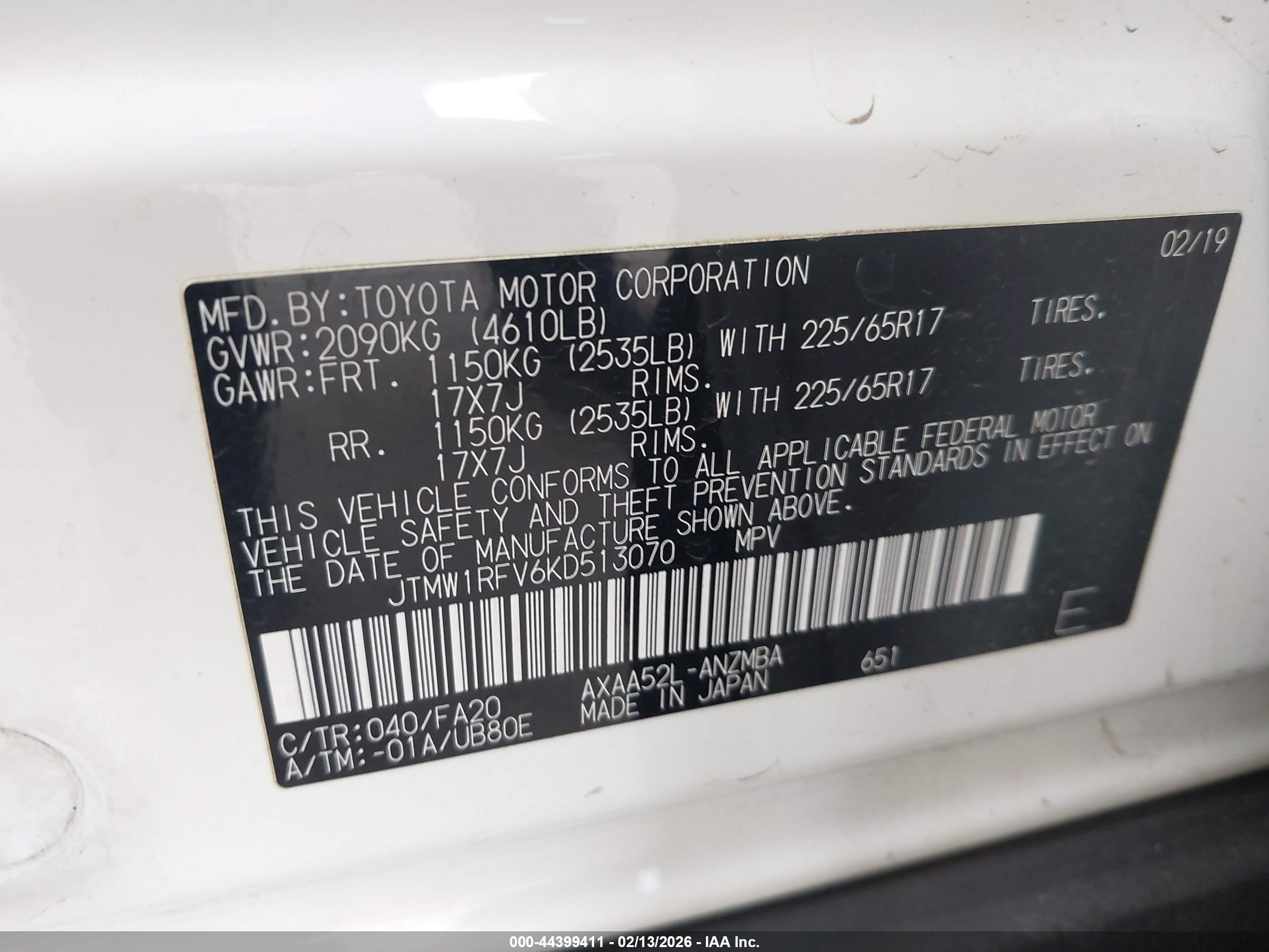 TOYOTA RAV4 image 9