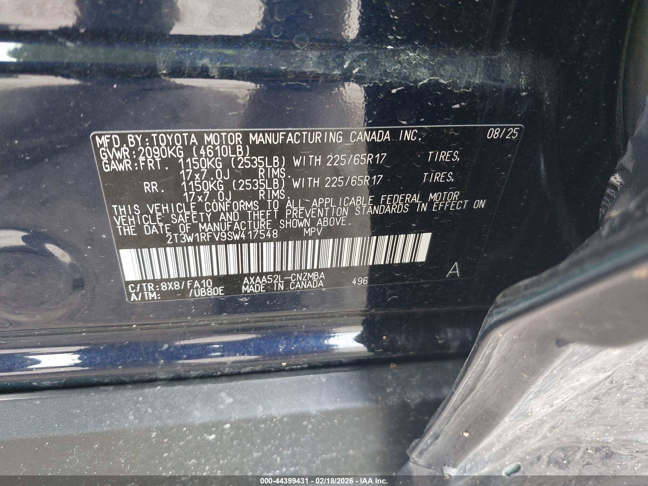 TOYOTA RAV4 image 9