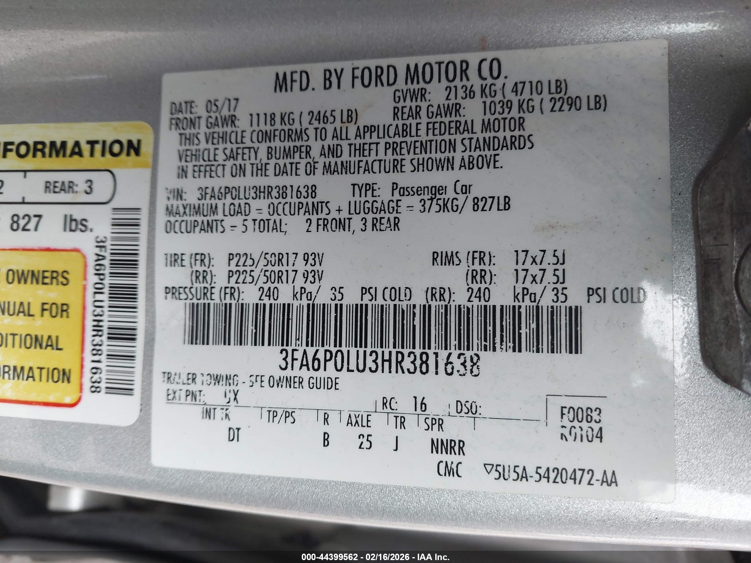 FORD FUSION image 9