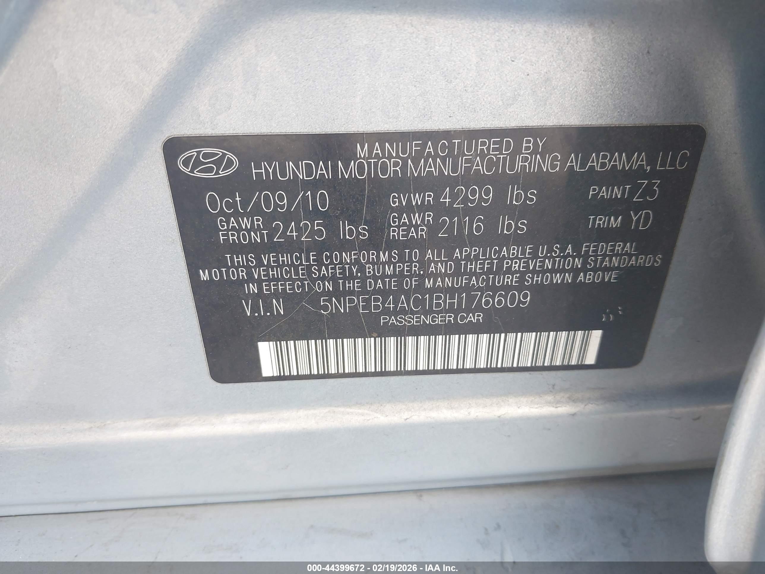 HYUNDAI SONATA image 9
