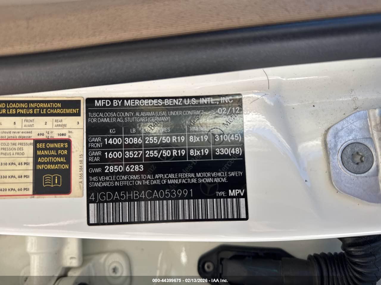 MERCEDES-BENZ ML image 9