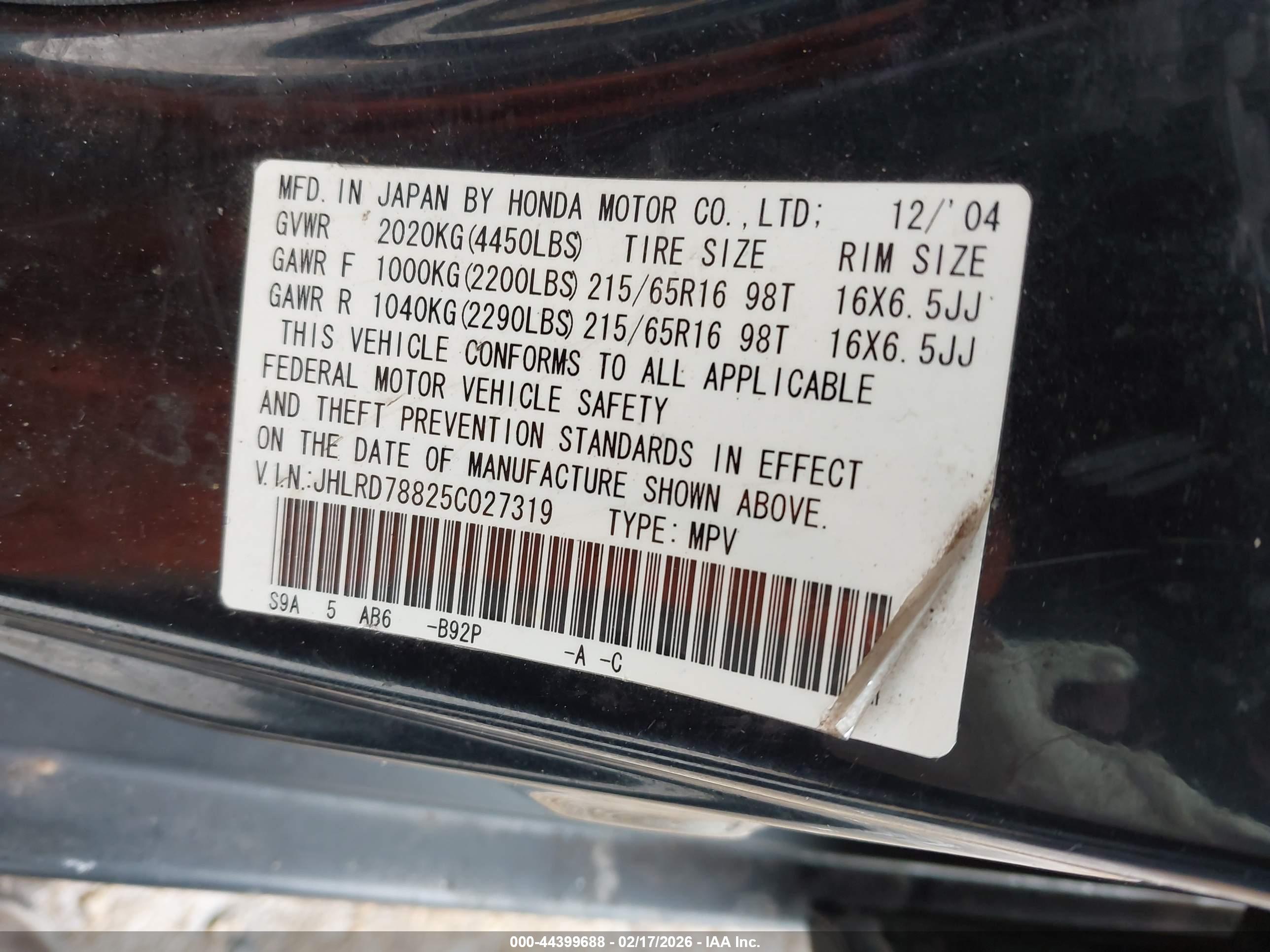 HONDA CR-V image 9