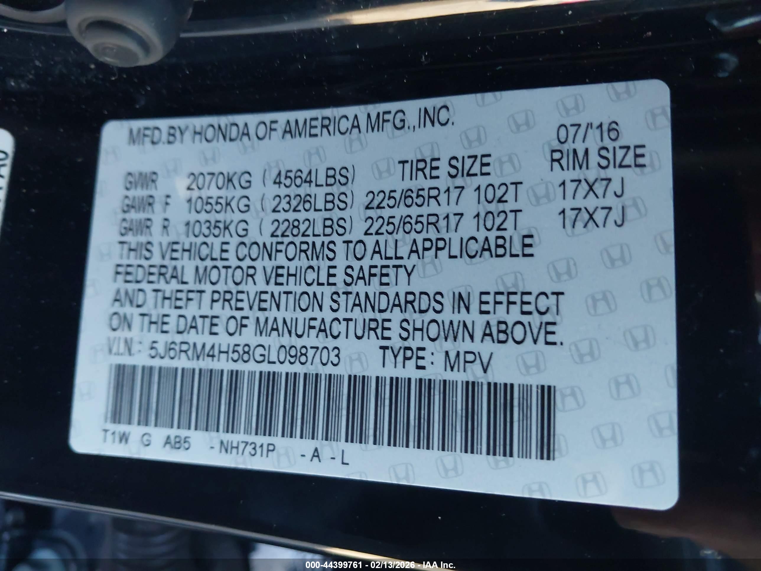 HONDA CR-V image 9