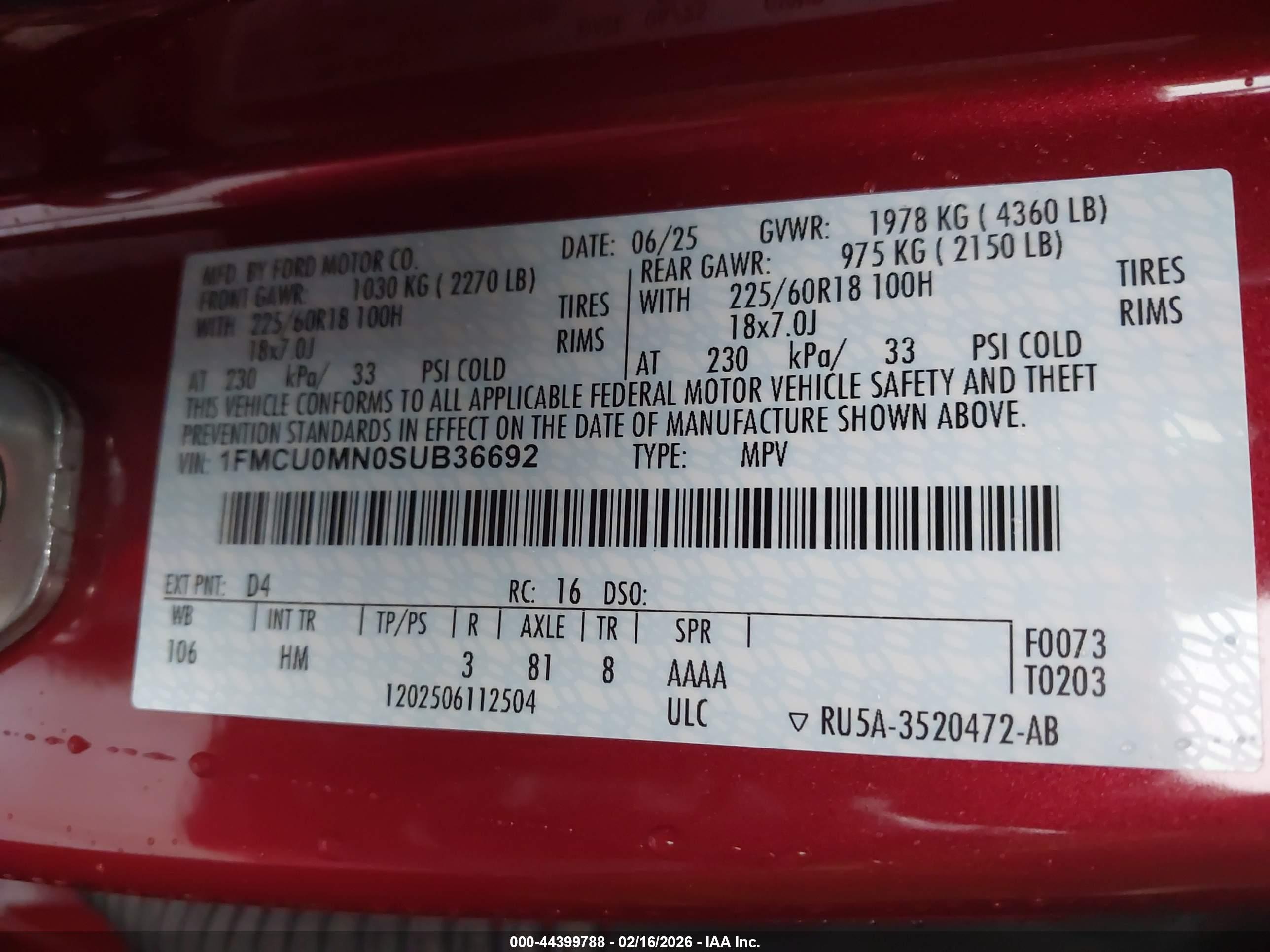 FORD ESCAPE image 9