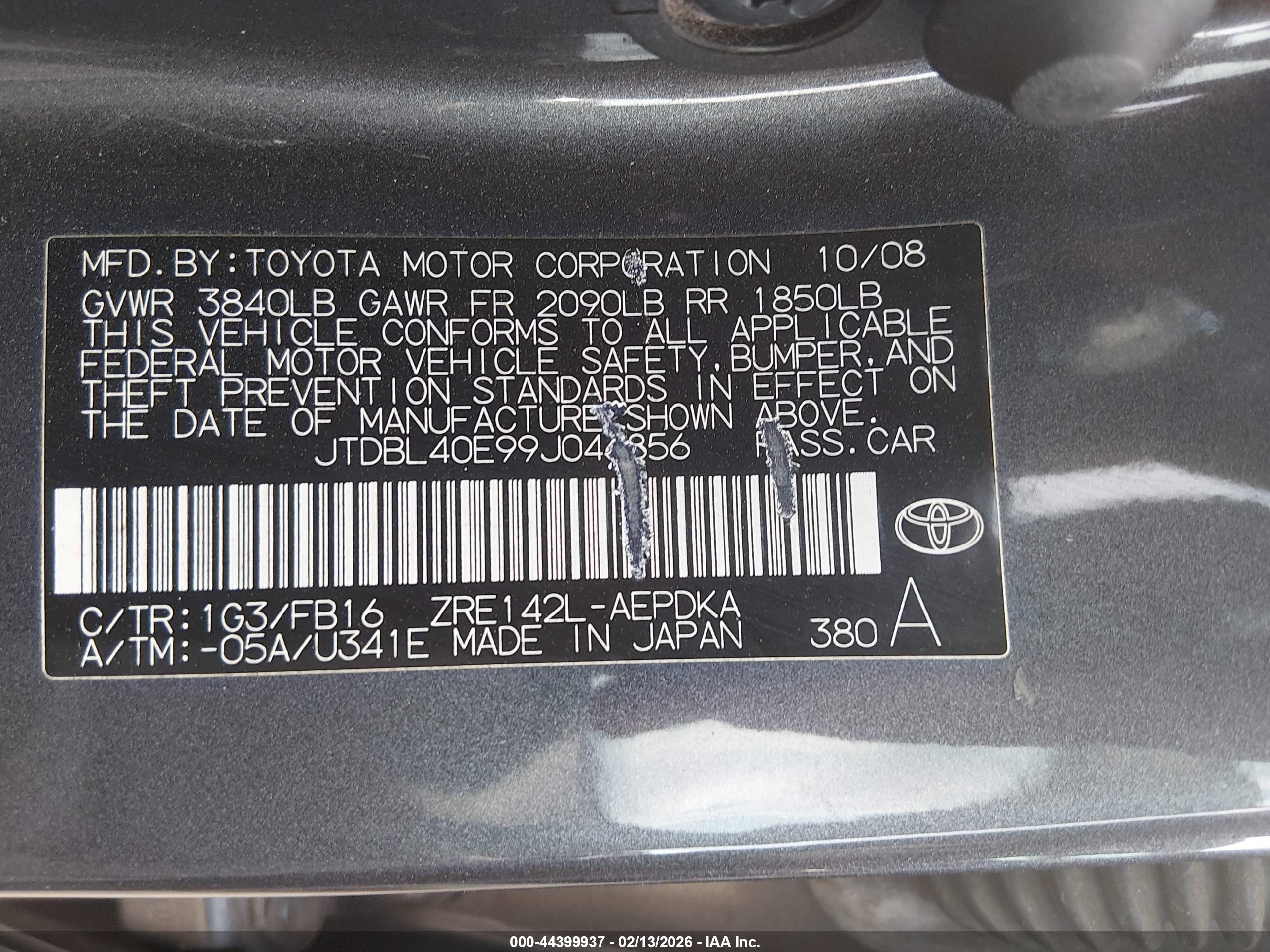 TOYOTA COROLLA image 9
