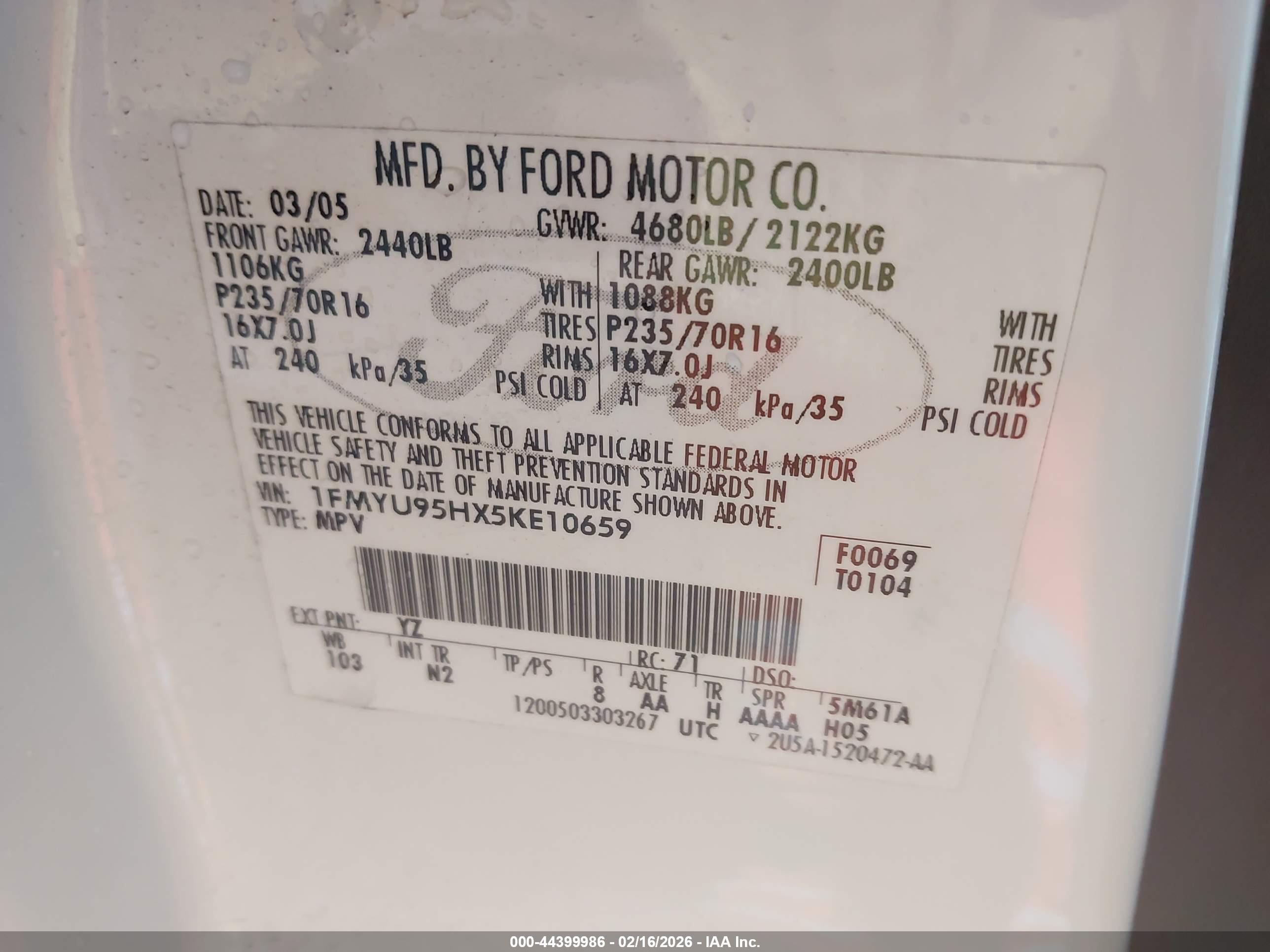 FORD ESCAPE image 9