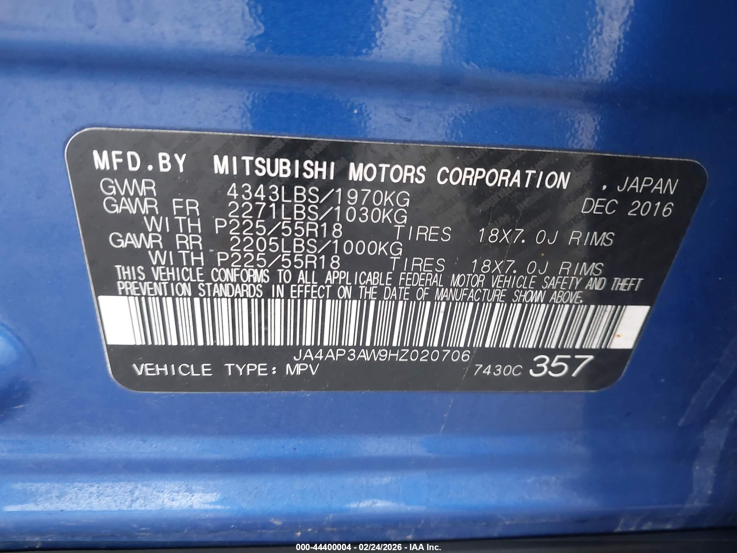 MITSUBISHI OUTLANDER image 9