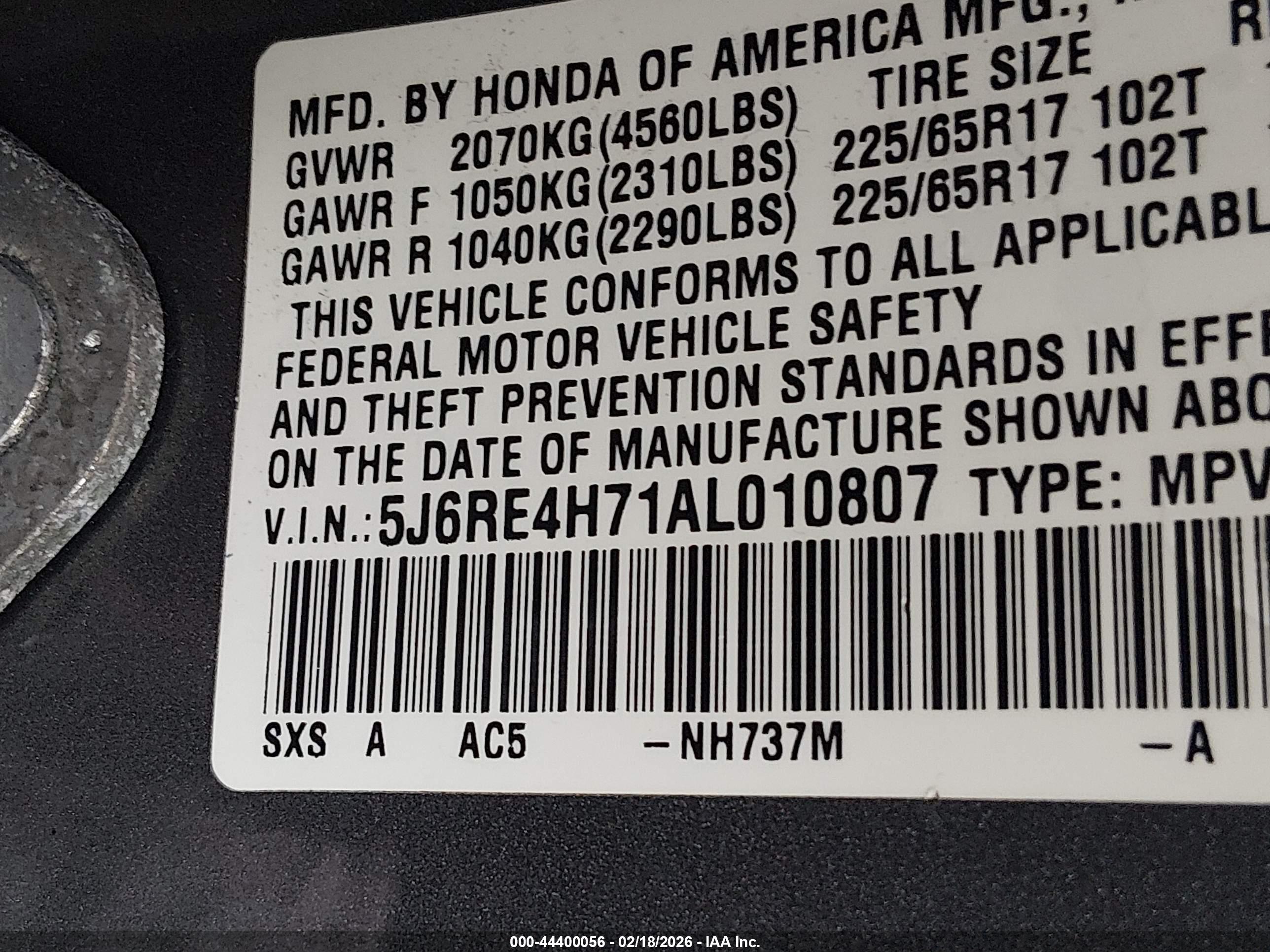 HONDA CR-V image 9