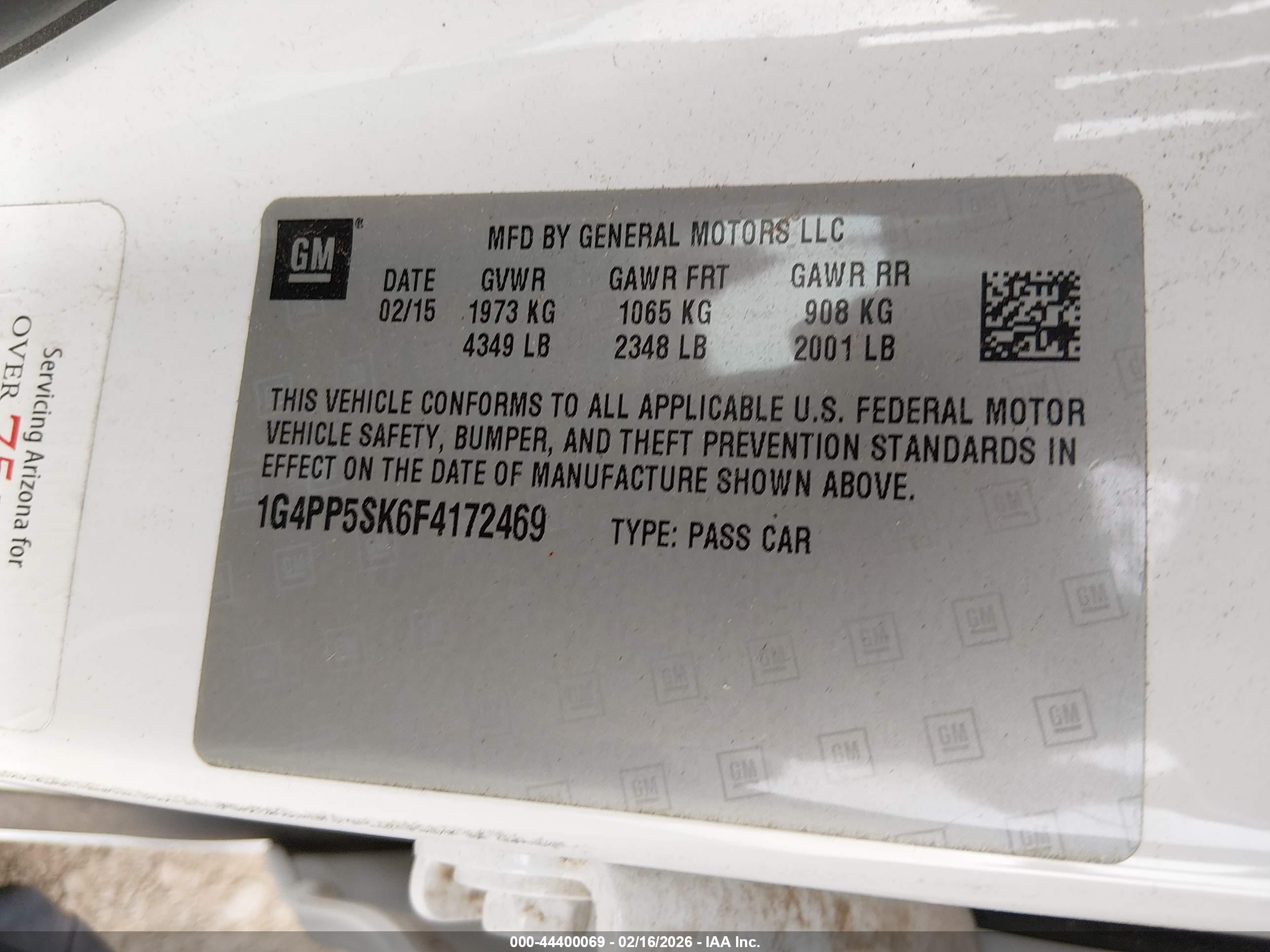BUICK VERANO image 9